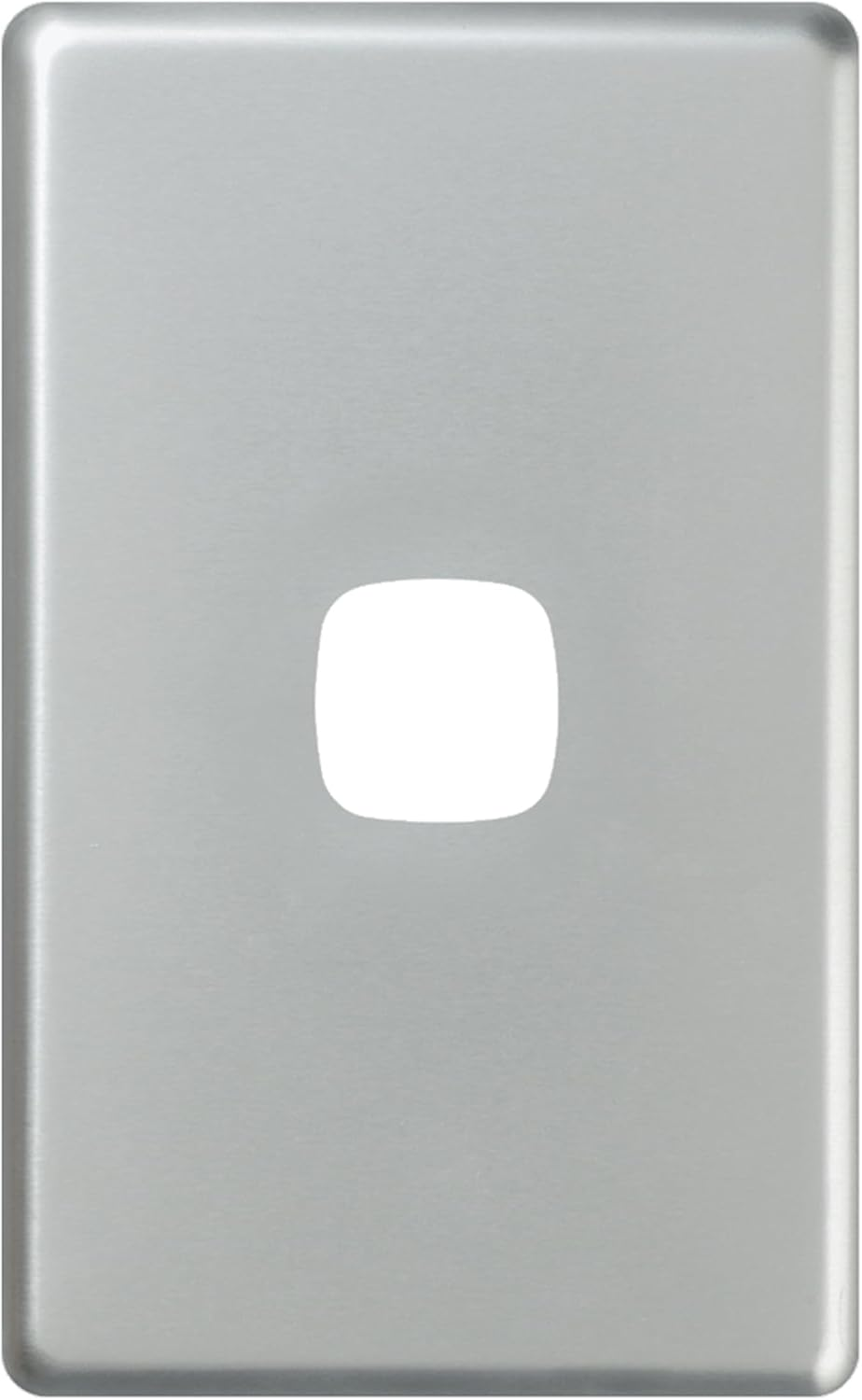 HPM Excel 1 Gang Coverplate, Matt Silver