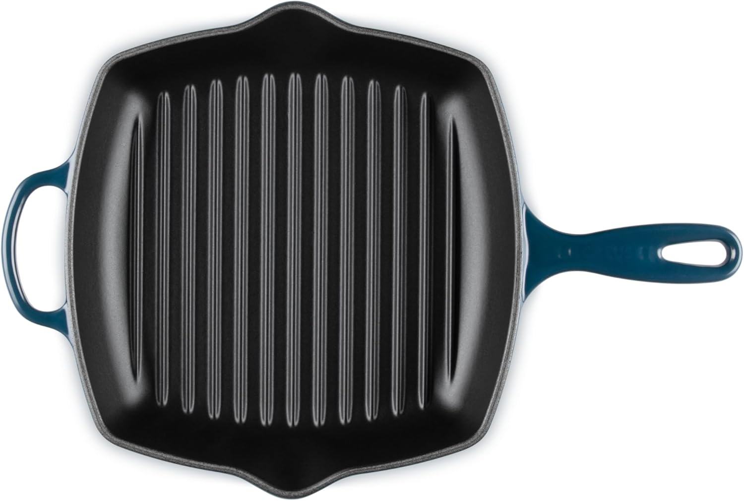 Le Creuset Signature Enamelled Cast Iron Grillit 26Cm Nuit image number 3