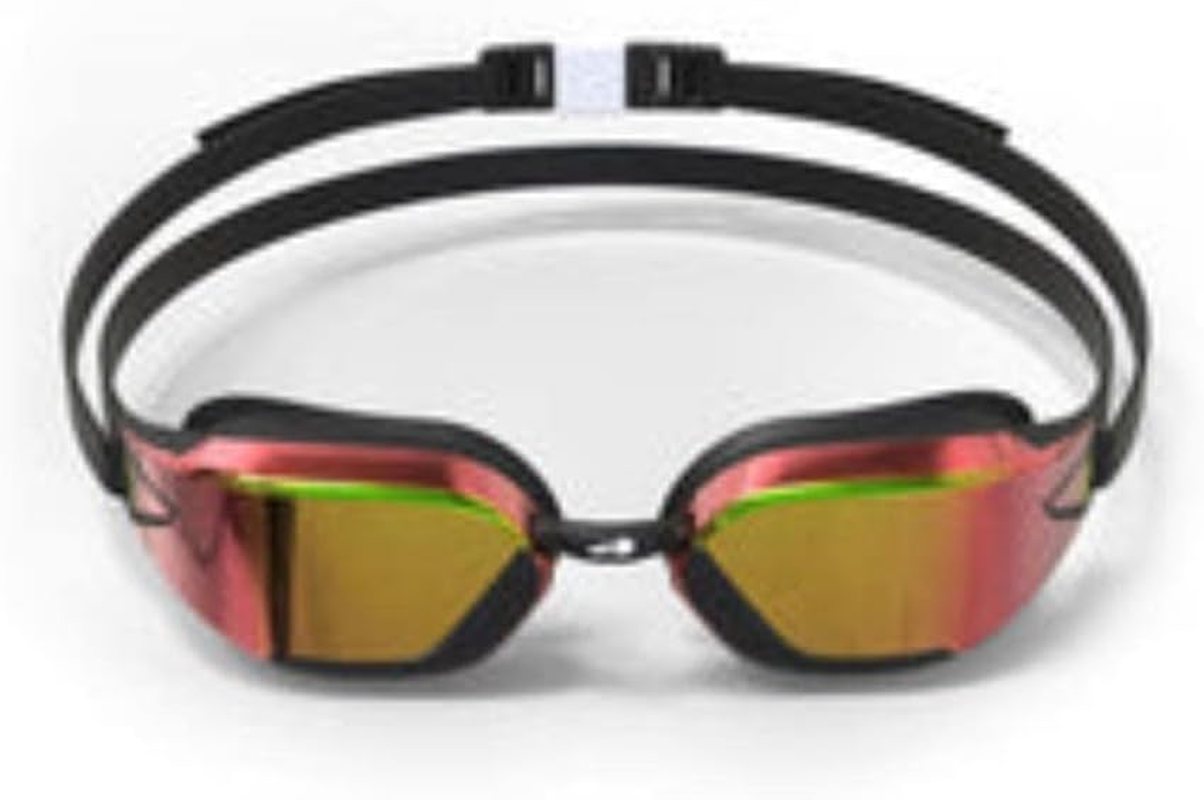 Decathlon Nabaiji 900 B-Fast Mirror Large Swimming Goggles Black/Red - Swimming Goggles image number 1