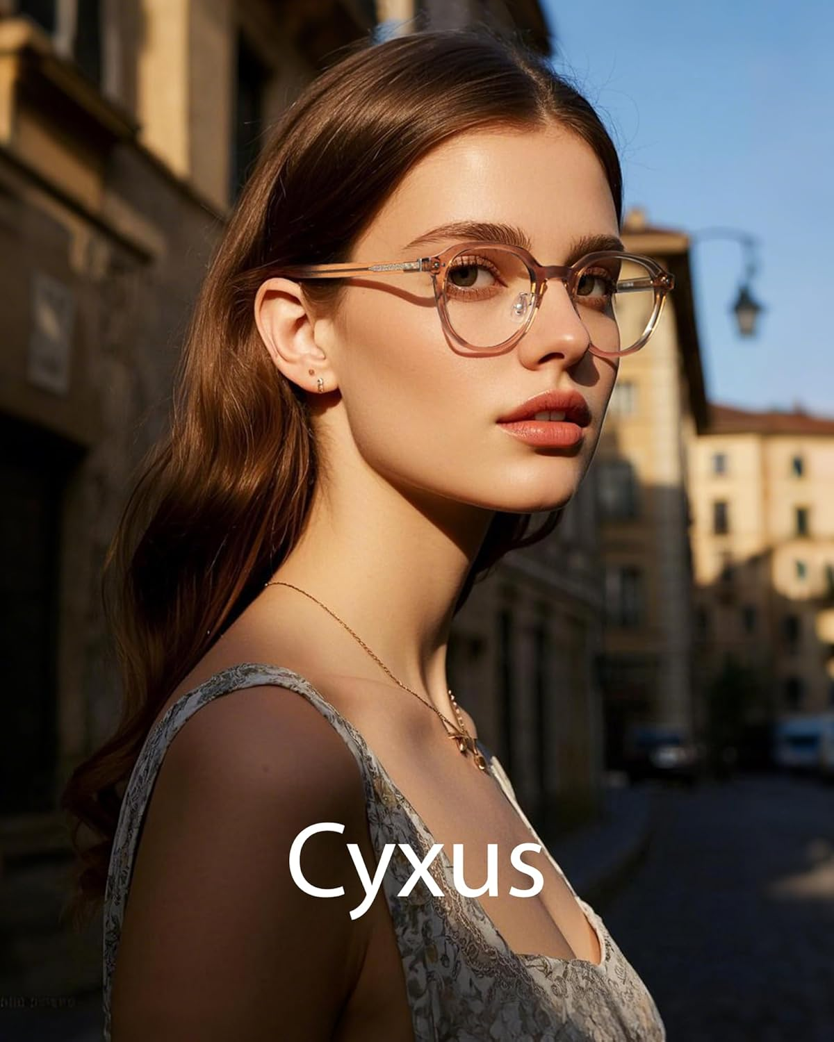 Cyxus Blue Light Glasses for Women Men Computer Eyeglasses Relieve Eye Fatigue for Computer Screens - Black image number 2