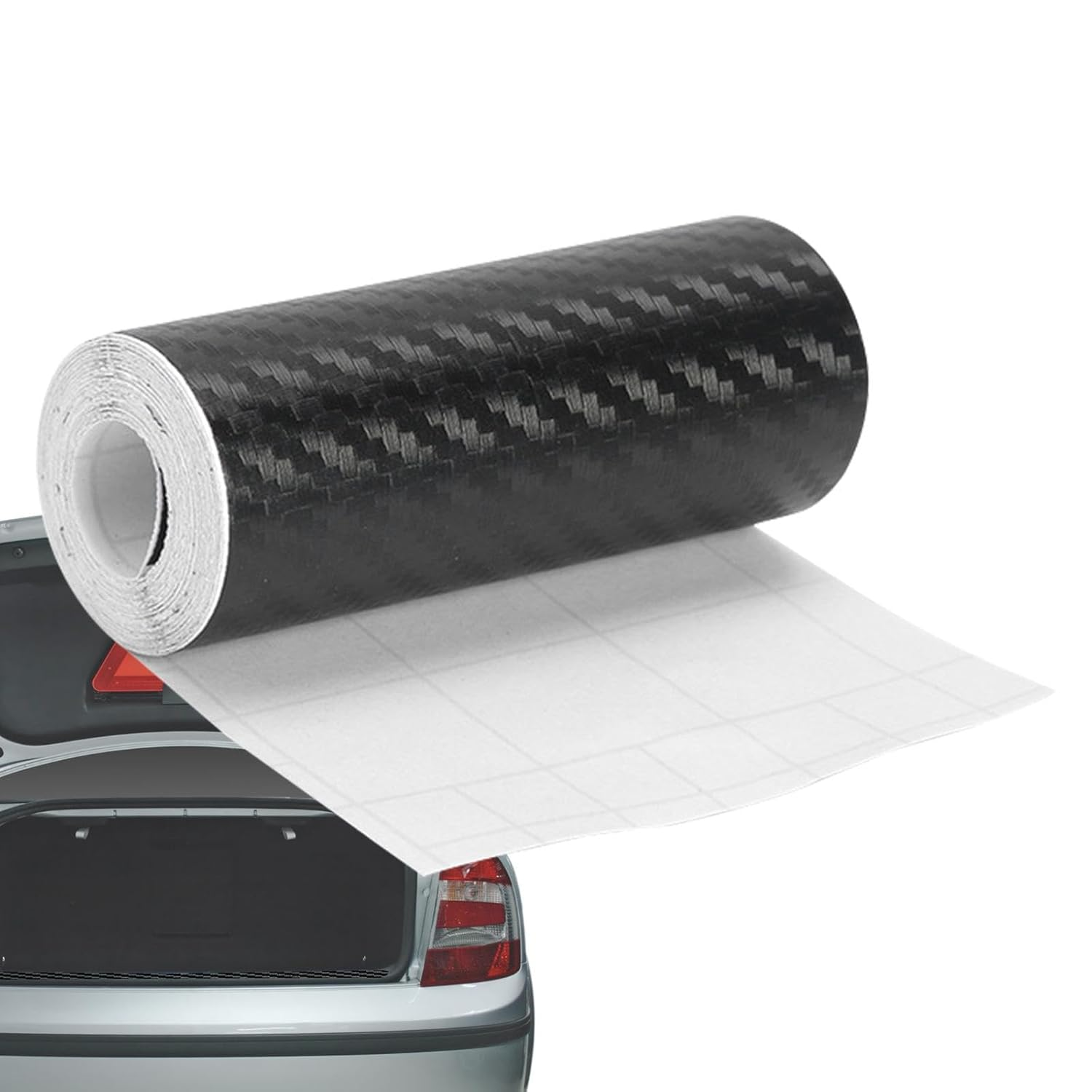 Carbon Fiber Film, Detailing Film Car Tape Wrap Stickers, Adhesive Twill Weave Sheet Sticker, Protection Tape for Trunk Bumper Dashboard Swan-Au image number 6
