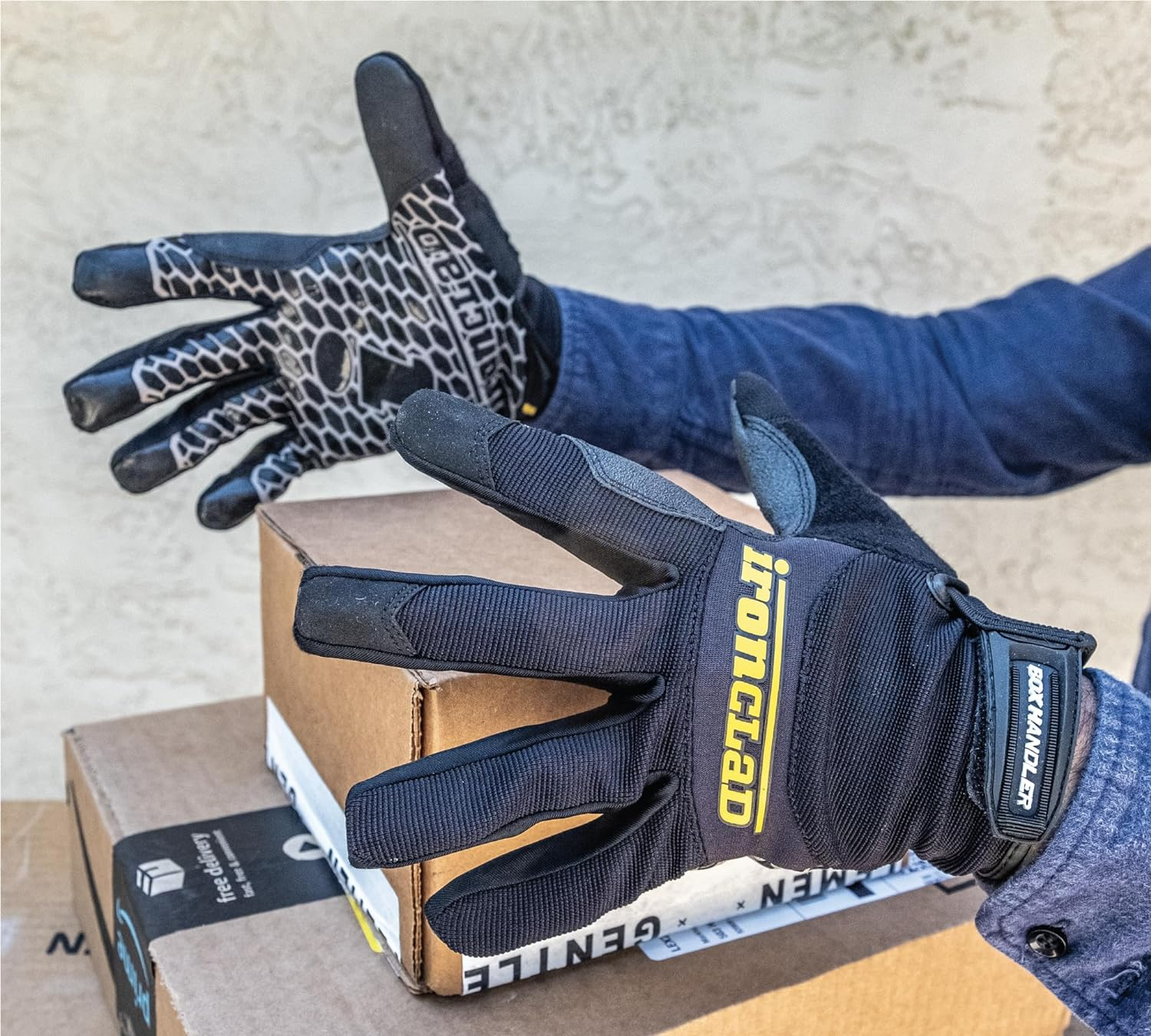 Ironclad Box Handler Gloves, Medium, Black image number 6