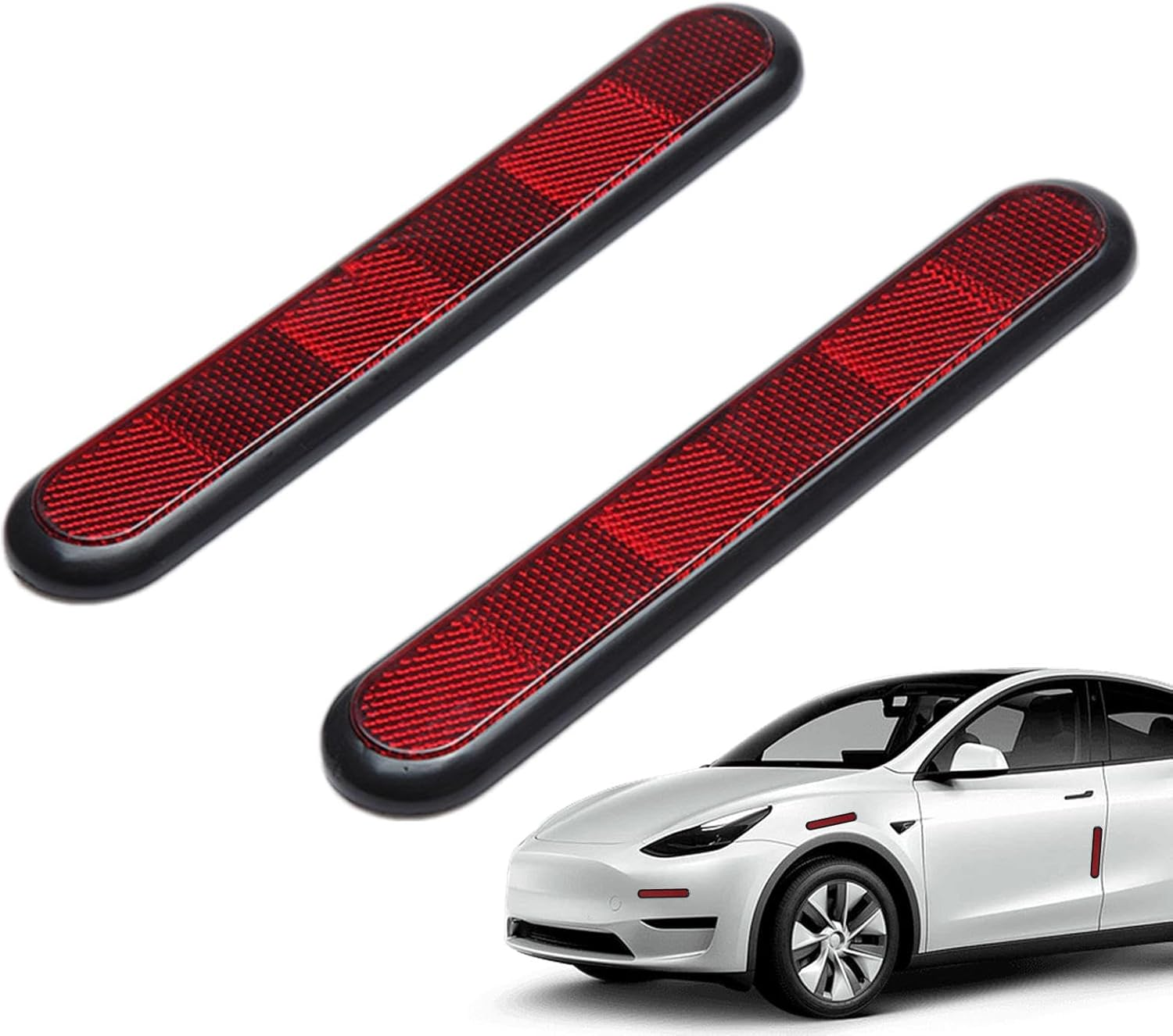 Reflective Stickers for Car,Auto Oval Safety Stickers - Oval Safety Reflector, Reflective Sticker for Trailers, Trucks, High Night Visibility Reflector Tape image number 5