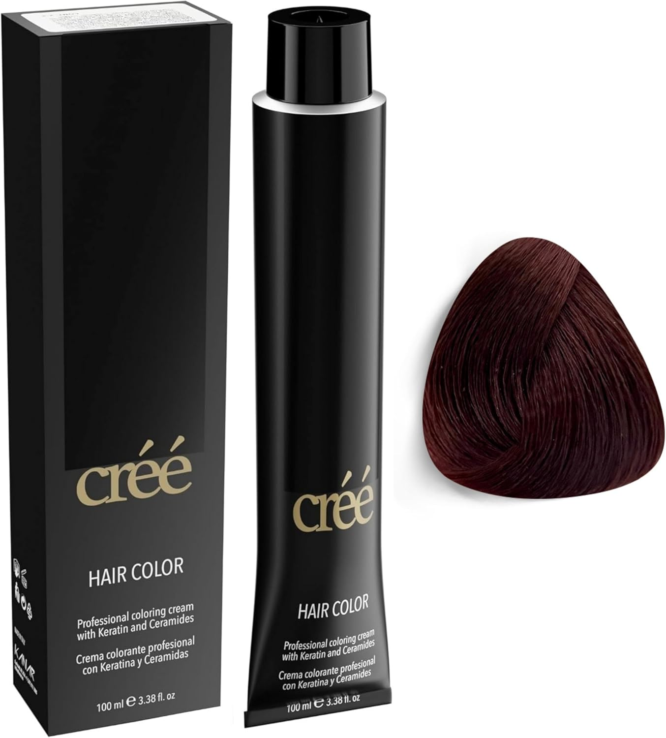Cree Professional Permanent Hair Color, 100Ml - 3.4 Fl.Oz. (Copper Blond 7.4)