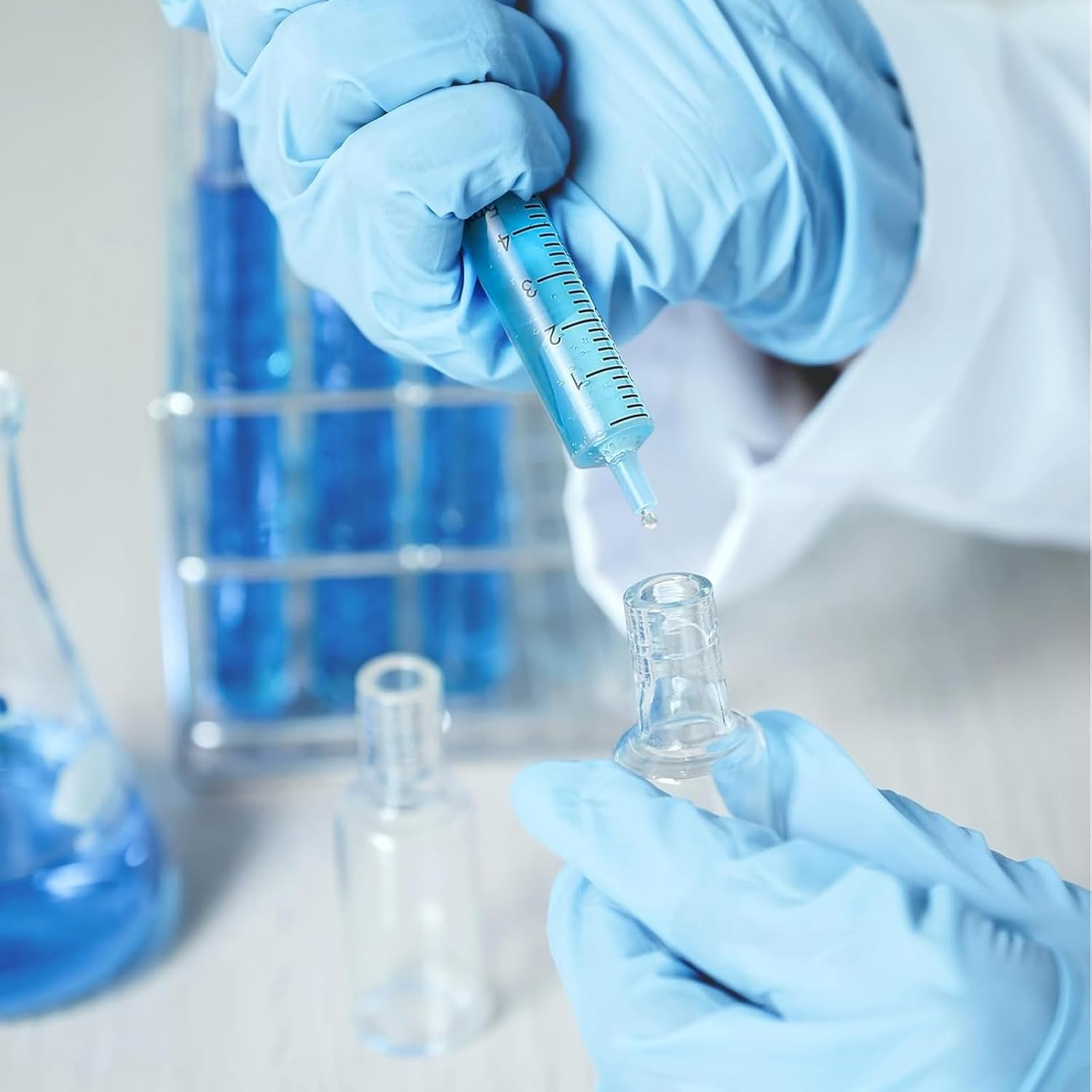 2Pack 100ML Large Syringe Plastic Syringe with Tubing Reusable Measuring image number 6