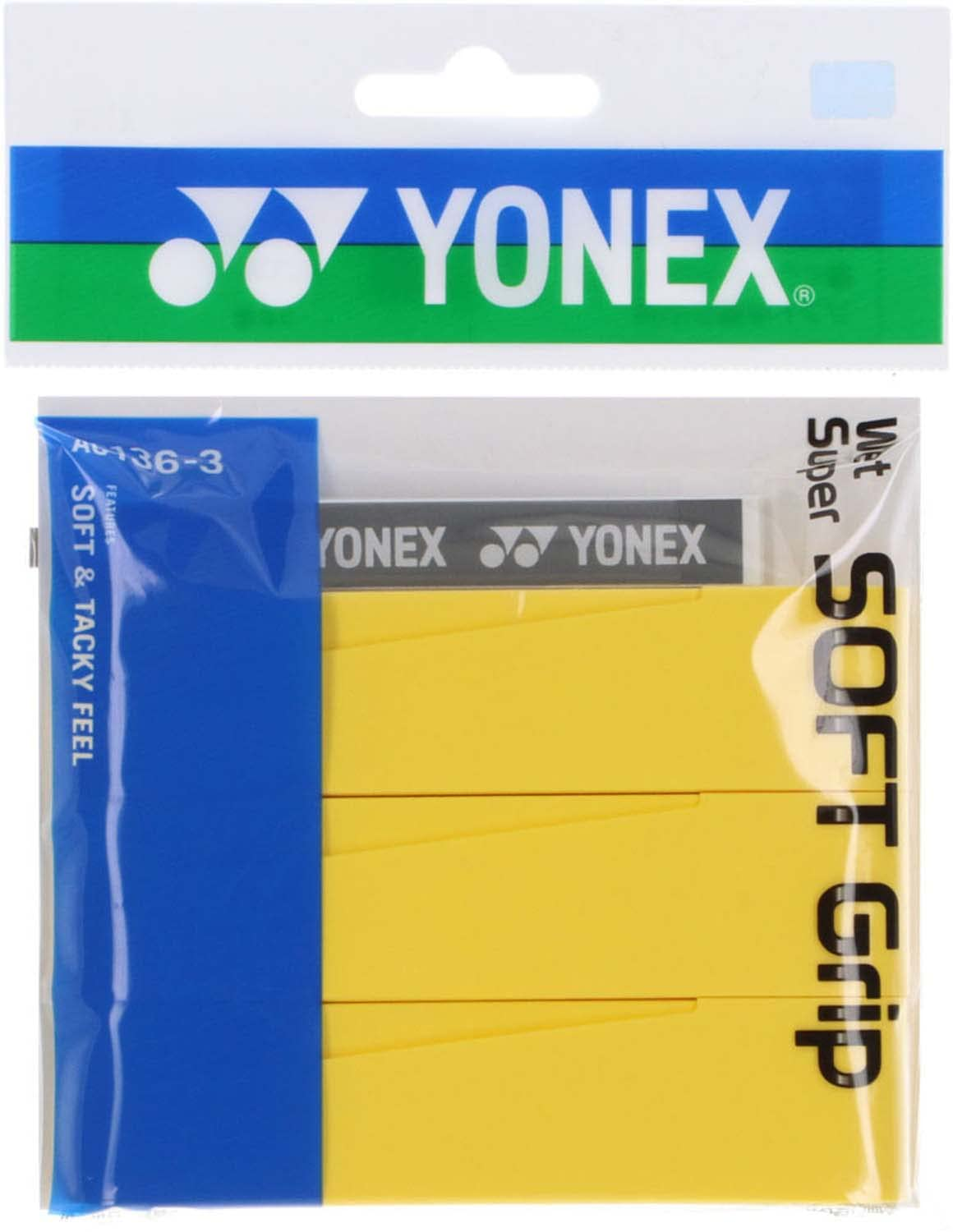 YONEX AC1363 Tennis Grip Tape, Wet Super Soft Grip, Wet, Soft, Cushioning, Dark Purple (240)