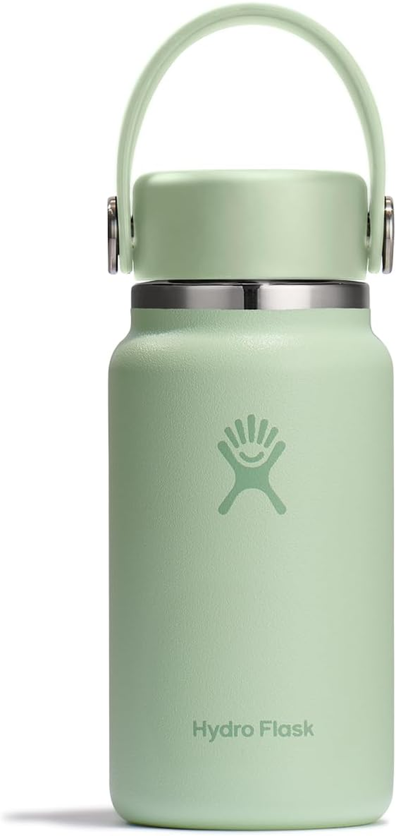 Hydro Flask Micro Bottle - Insulated Mini Leak Proof Flask for Purse or Pocket in 6.7 Oz Aloe Green