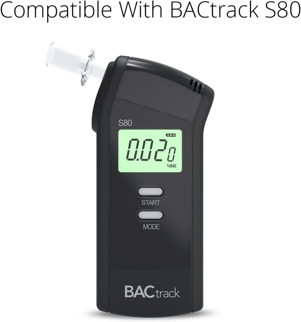 Bactrack Professional Breathalyzer Mouthpieces (50 Count) | Compatible with Bactrack S80, Trace, Scout, Element & S75 Breath Alcohol Testers