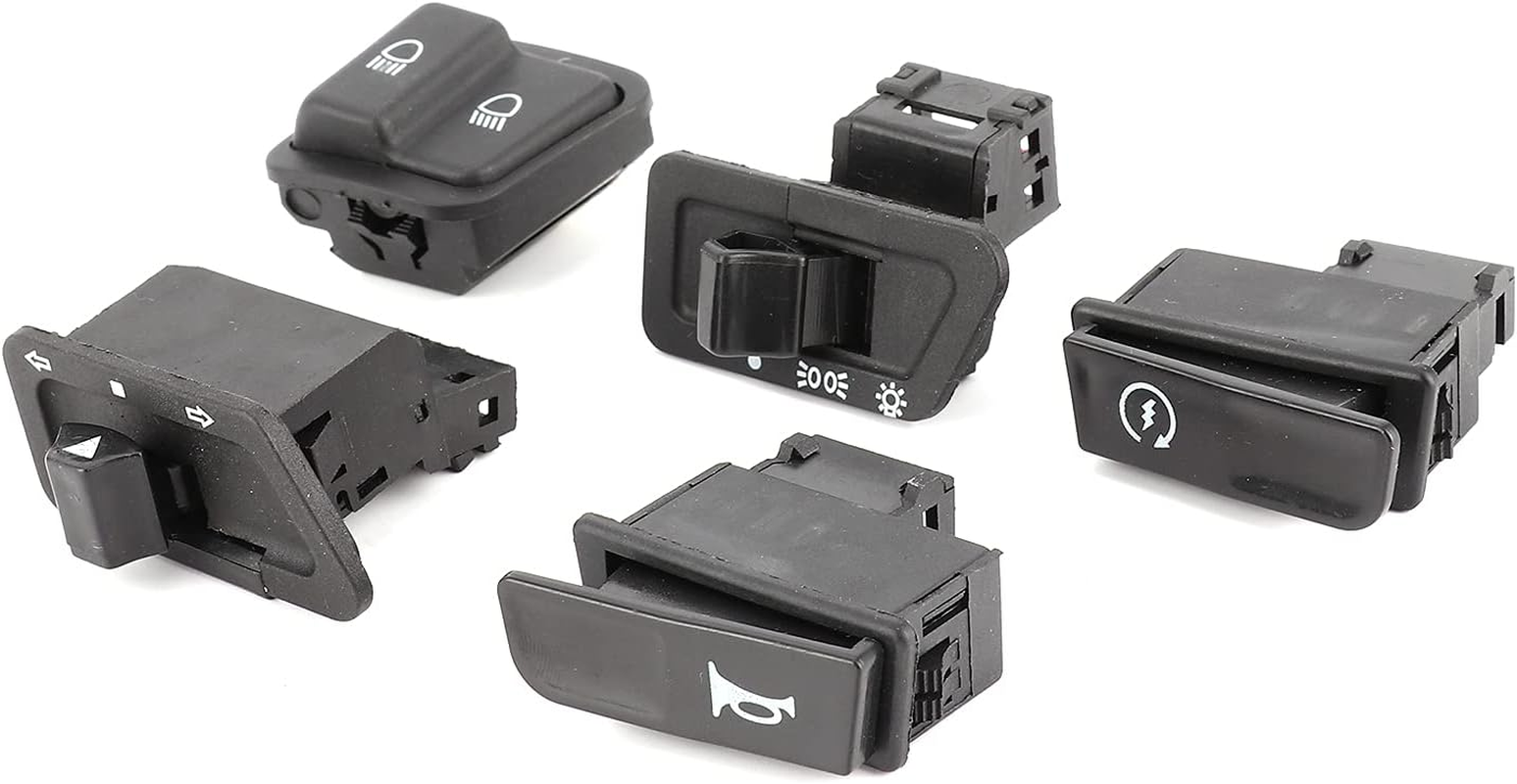 Motorbike Headlamp Button, Horn, Turn Signals, for GY6 125CC Button Set, with High/Low Beam image number 4