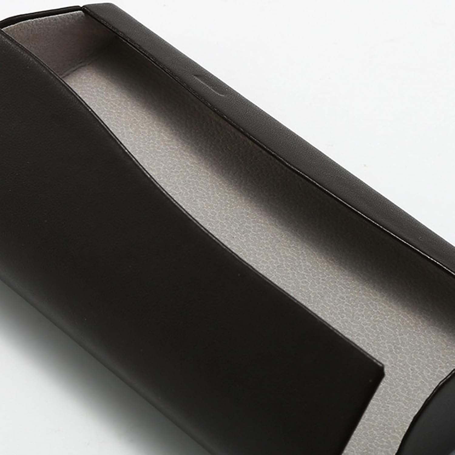 Lopsity 2PCS Eyeglass Case Hard Shell Sunglass Case Eyeglass Case Portable Lightweight PU Leather Case for Men Women with Cleaning Cloths image number 2