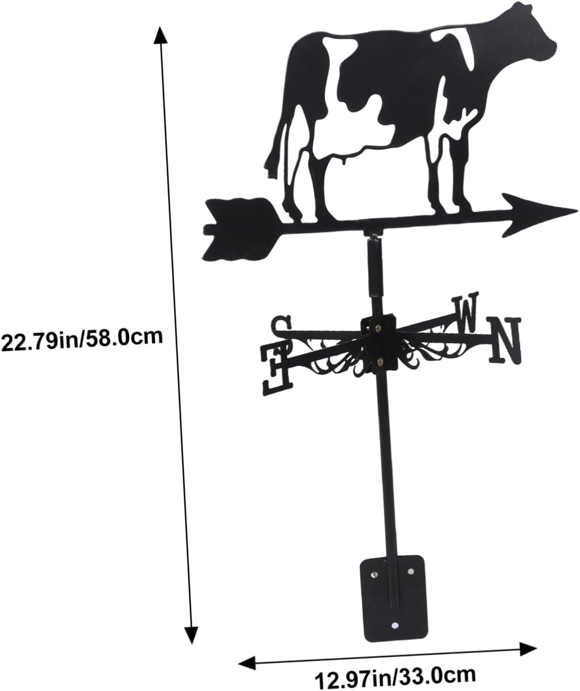 VANZACK 1 Set Decor Iron Metal Weather Vanes for Yard Weather Vane image number 5