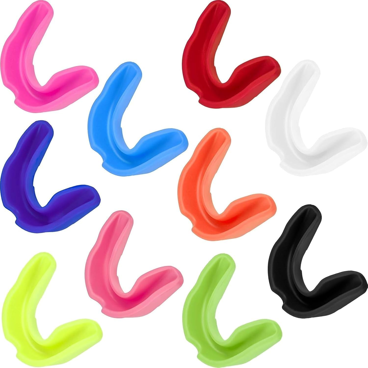 NEWGO 20 Pcs Sports Mouth Guards Football Mouth Guard Athletic Mouth Guard Mouthguard for Sports image number 1