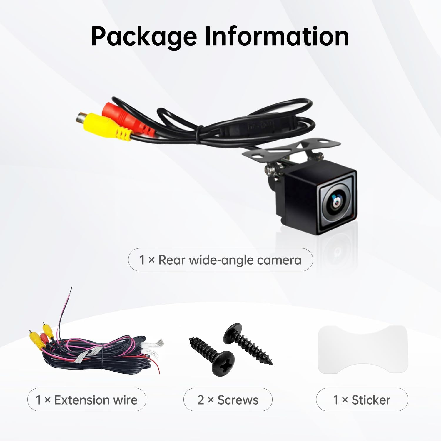 AC-HD02LR 720P Backup Camera with Live Rear View, 150&ordm; Wide-Angle, Night Vision, IP67 Waterproof, Only Compatible with F7,S8,A5,A6,X10 Series, Not Compatible with P5, P8, P9