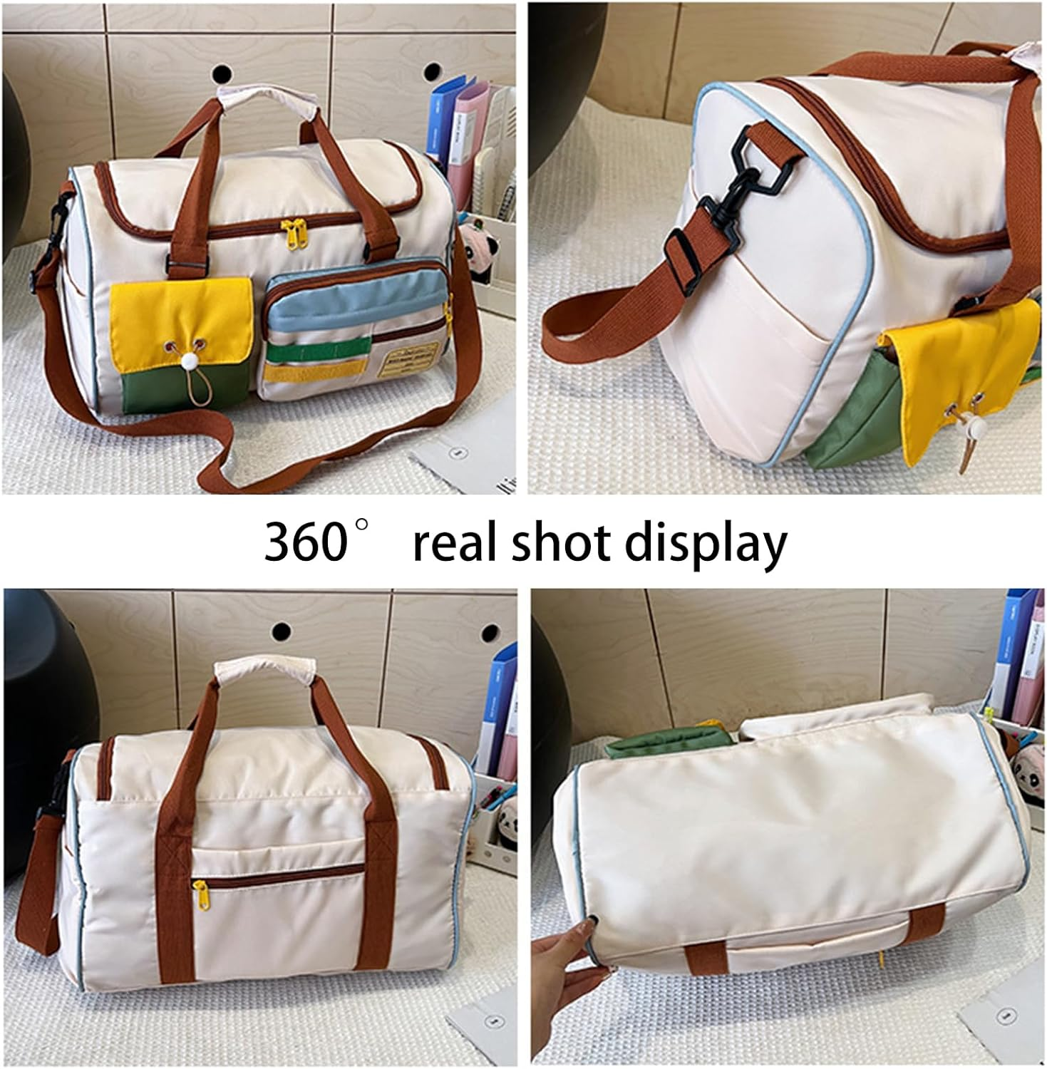 Vbvbip Waterproof Sports Travel Bag | Large Capacity Gym Backpack for Women | Durable & Stylish Companion image number 1