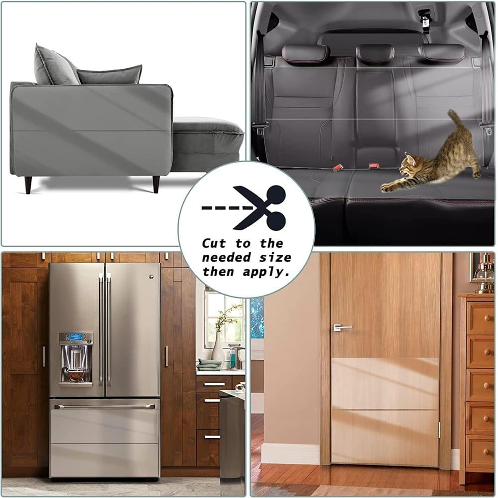 1 Roll Large Cat Scratch Guard Shield Furniture Sofa Walls Pet Couch Protector image number 1