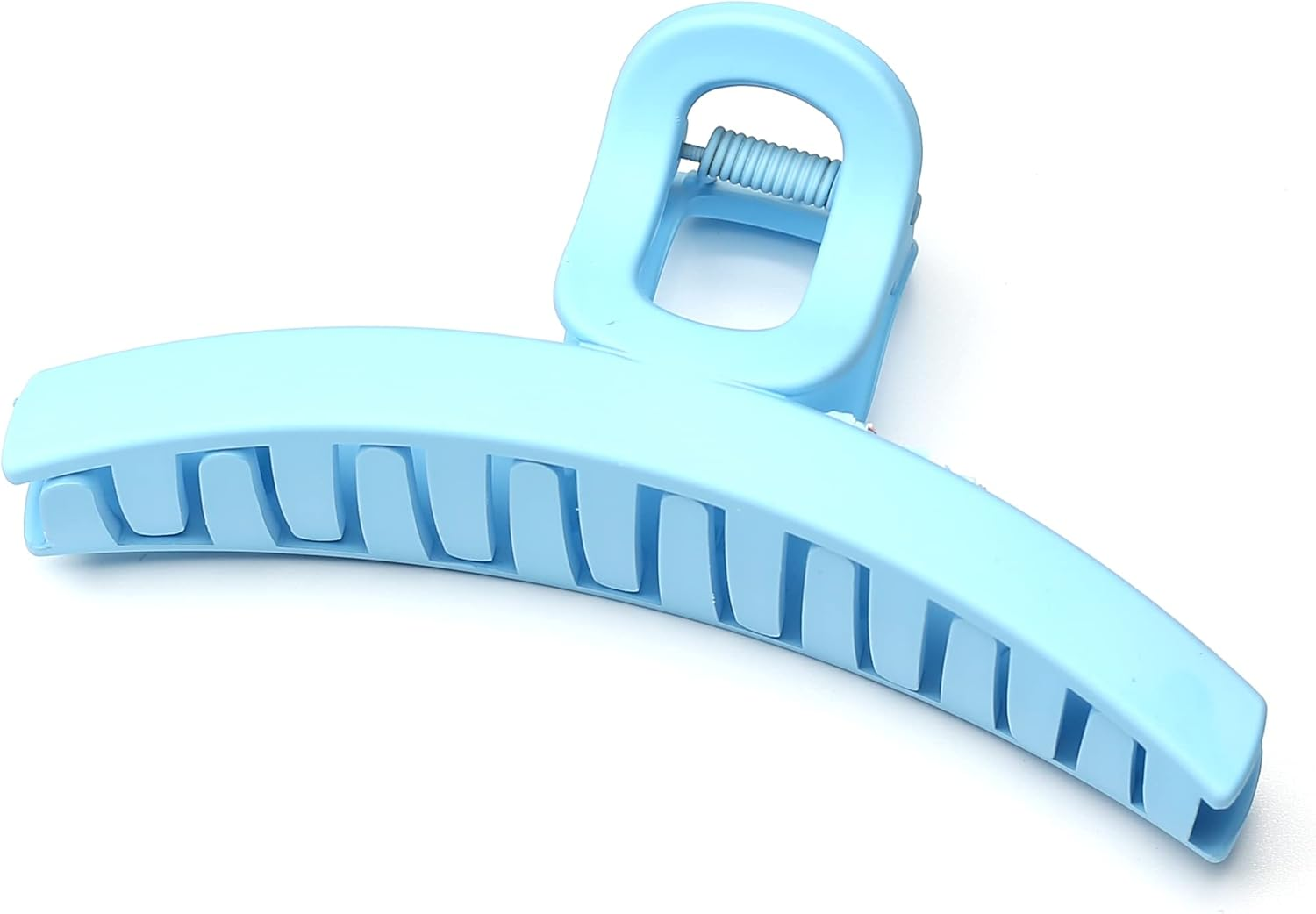 Large Matte Cross Hair Clip Beautiful Women'S Hair Clip Headpiece Elegant Hair Accessory (Yellow)