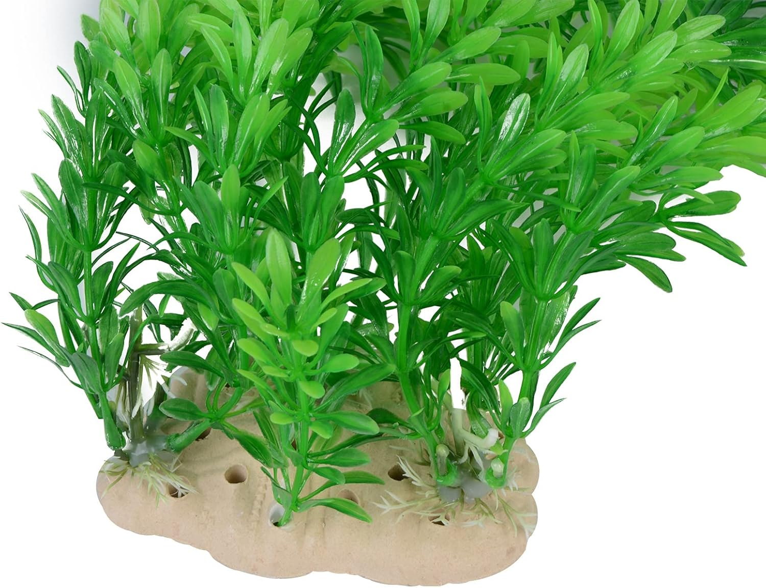 Saim 60Cm Green Leaves Emulational Aquatic Plastic Plant for Fish Tank Aquarium image number 1