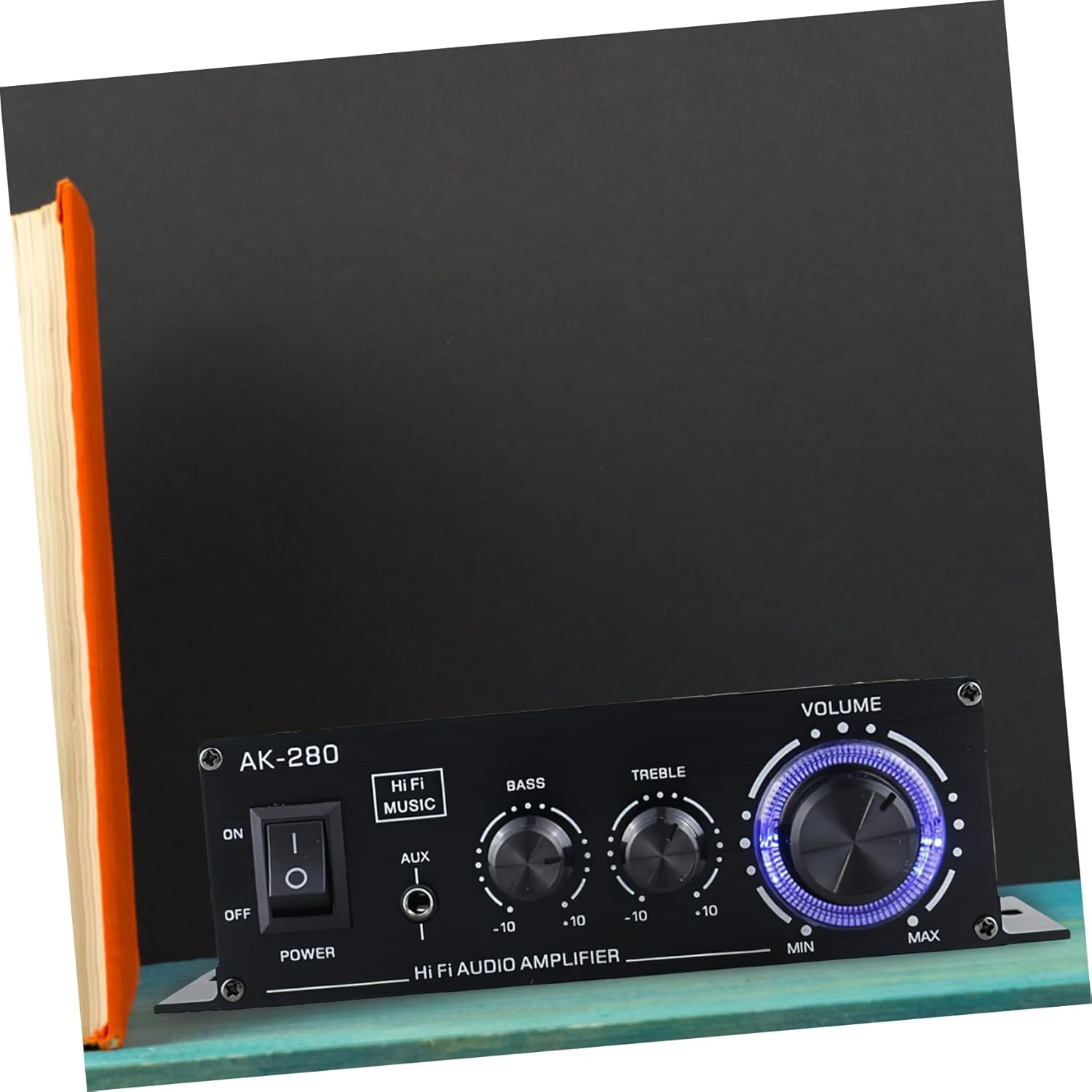 BELLIFFY Portable Car Amplifier Mini Power Amplifier for Motorcycle and Computer Compact Audio Amp Speaker for Home Use image number 3