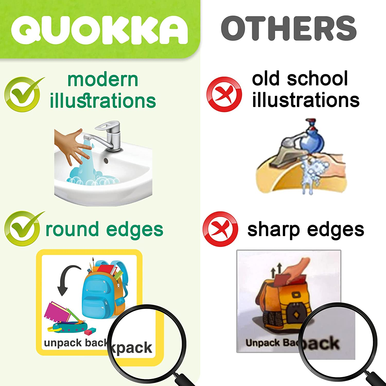 Quokka 95 Reward Chore Chart for Kids Multiple - Toys Autistic Children Age 5-7 ADHD Tools Behavior Visual Schedule Toddler at Home Routine Responsibility Board Autism Learning Materials image number 1