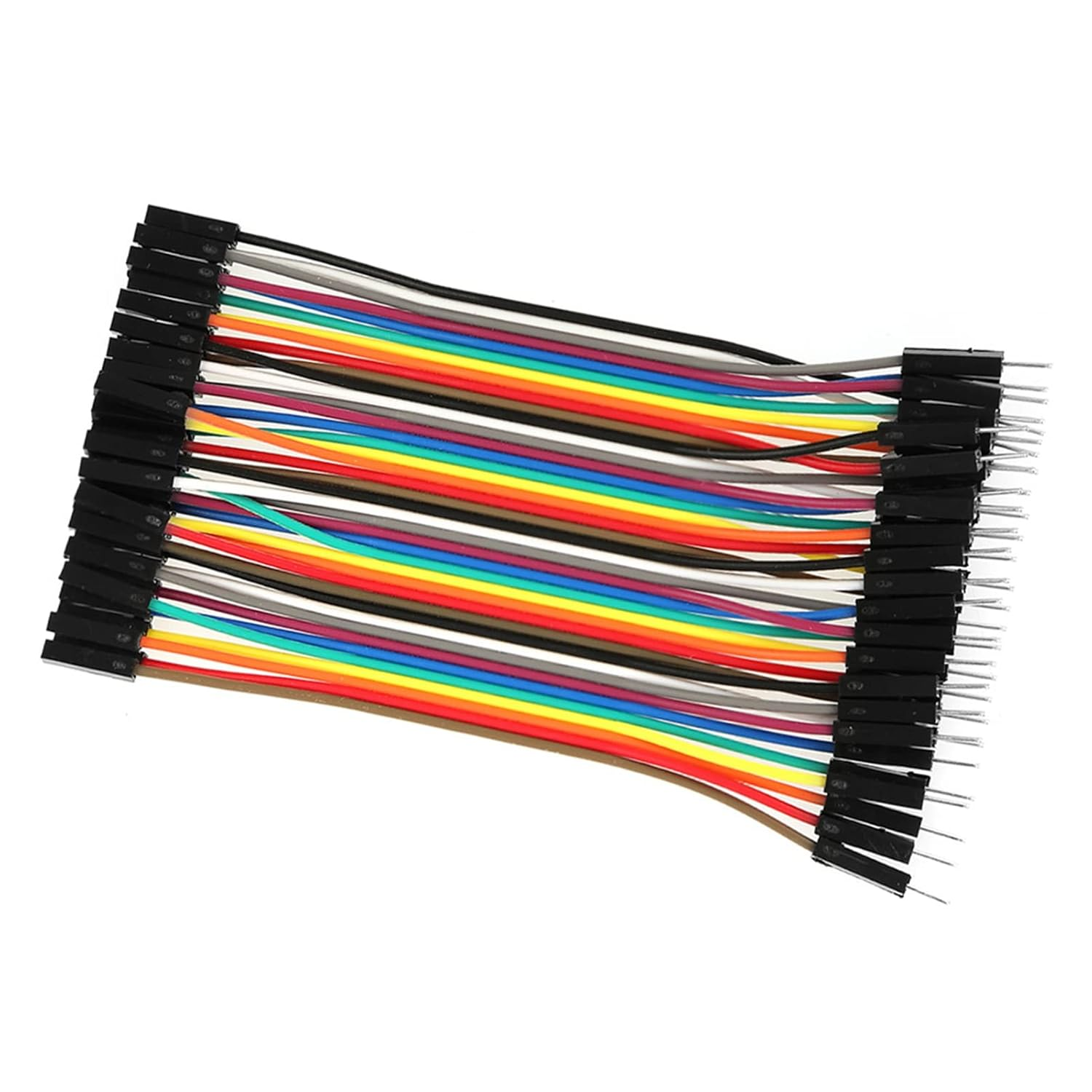 Spacnana 10Cm 3Pcs Colorful Jumper Wires Kit with 40Pin Male to Female 40Pin Male to Female for Breadboard