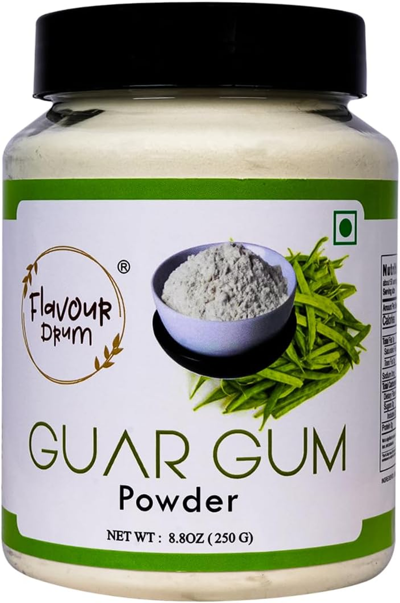 Flavour Drum Guar Gum Powder, 250 G | Thickening Agent | Gluten Free | Food Grade