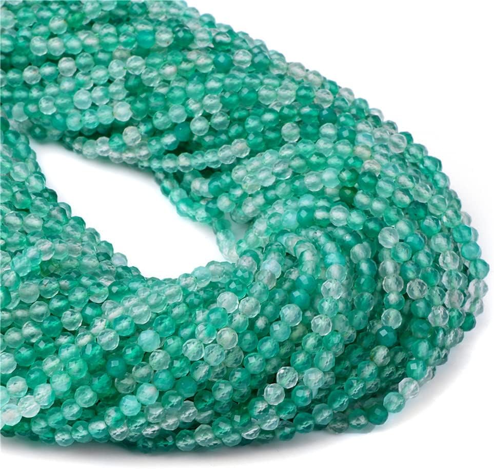 Natural Stone Faceted Small Beads EN8 Loose Beads for Jewelry Making DIY Bracelets Necklaces Accessories image number 1