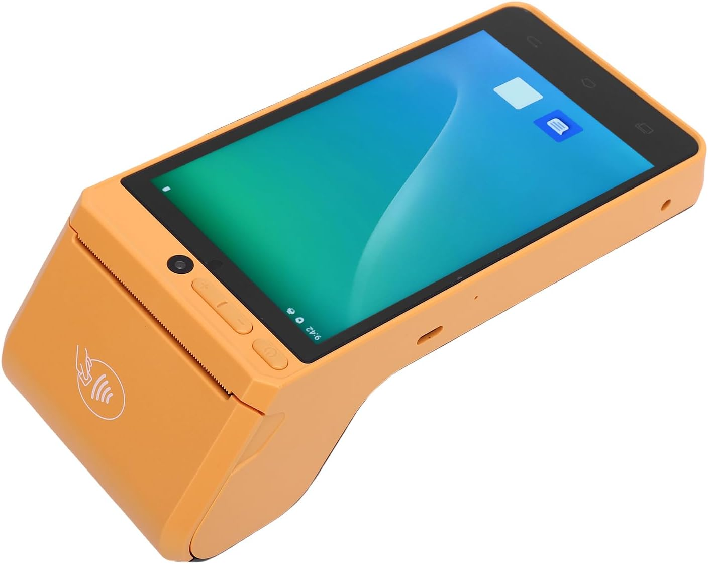 Handheld Barcode Scanner, 5.5In Touchscreen NFC Contactless Reader with 2MP/5MP Camera and 58Mm Thermal Printer, 3100Mah Battery for POS Applications image number 3