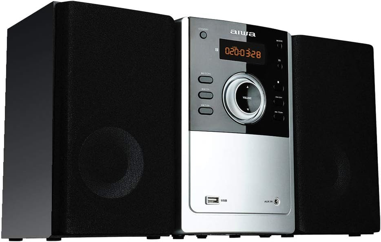 Aiwa DVD Micro Hi-Fi System with Bluetooth and FM Radio (AMD-805) image number 1