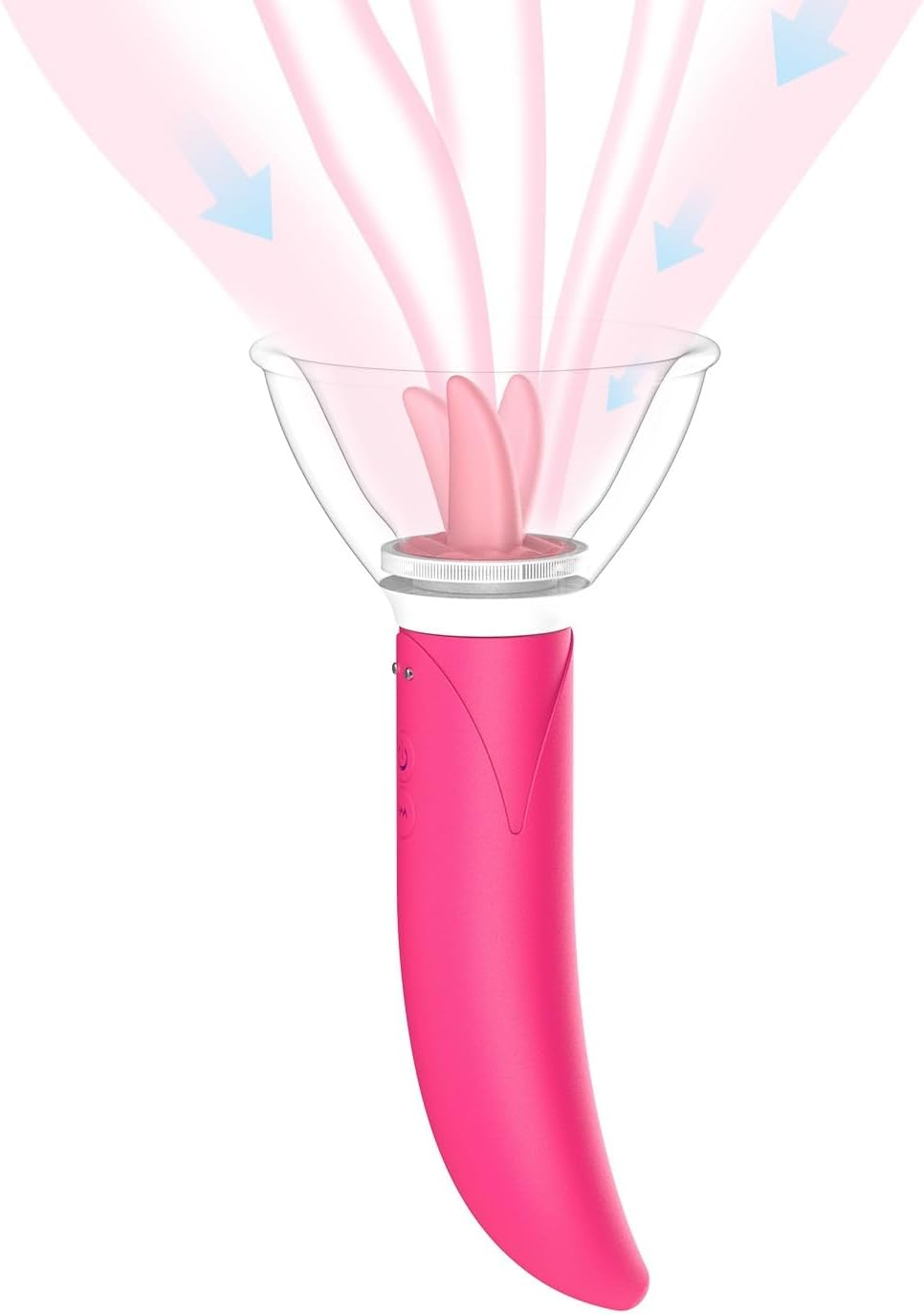 10 Speeds Continuous Breast Stimulation and Exciting than Reality USB Magnetic,Nipple Toys for Couples, Inernal Bubbling Waterproof, Pink Color image number 4