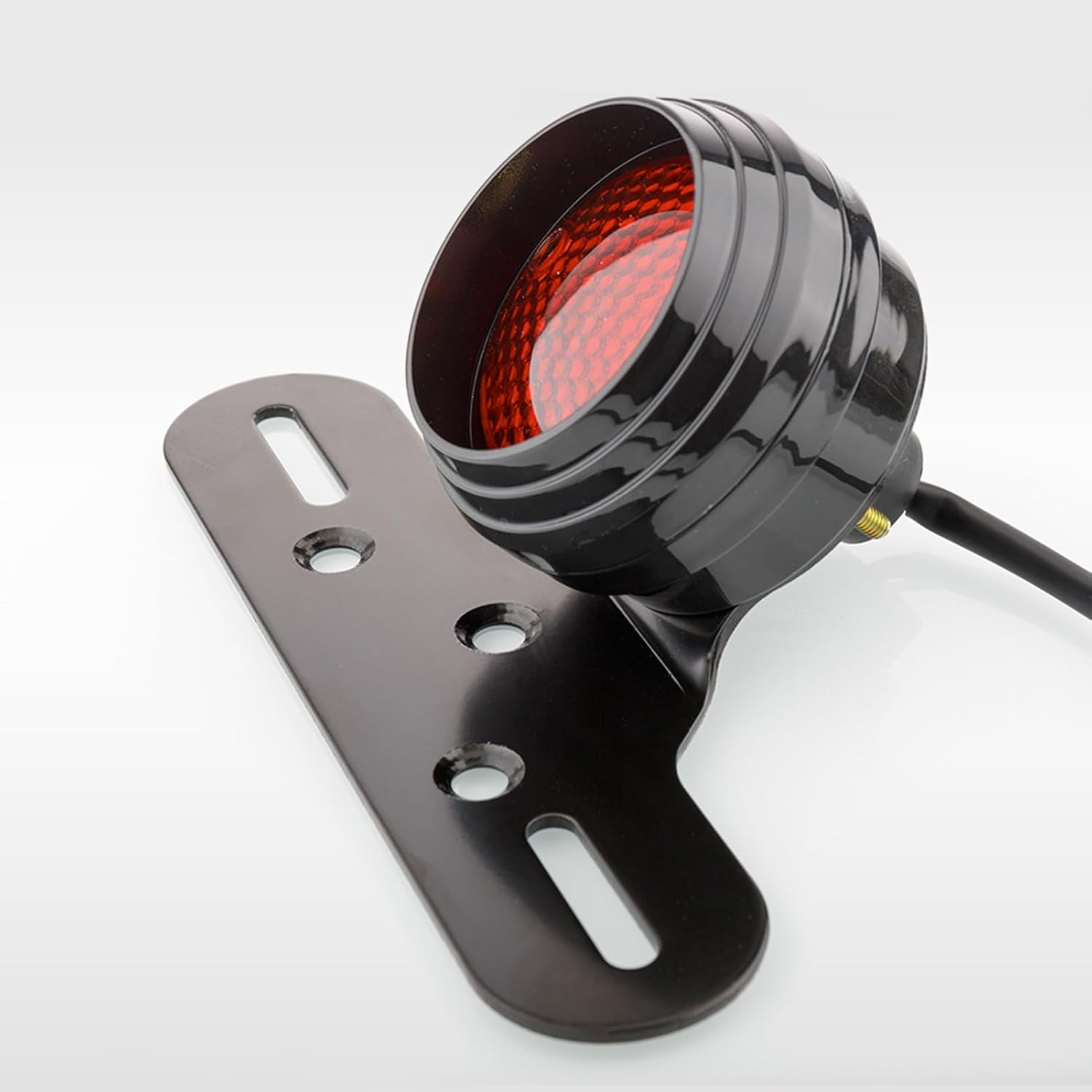 Namolit Motorcycle Tail Light Brake Light with License Plate Bracket Integrated Running Lamp Universal - Silver image number 5