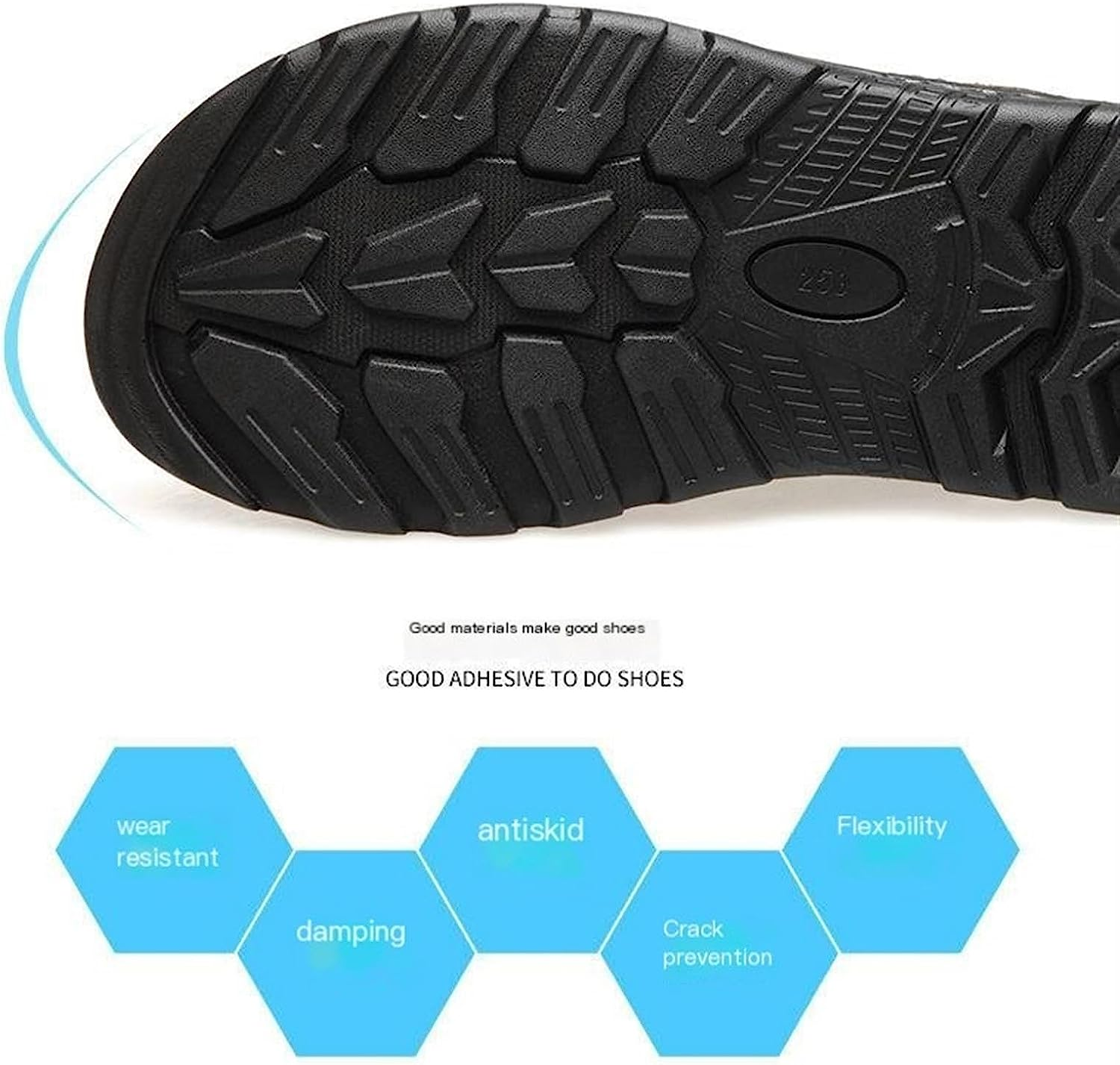 Men Sandals Summer Waterproof Arch Support Non-Slip Leather Sandals Soft Sole Slippers Breathable Casual Shoes (Color : Brown, Size : 8) image number 1