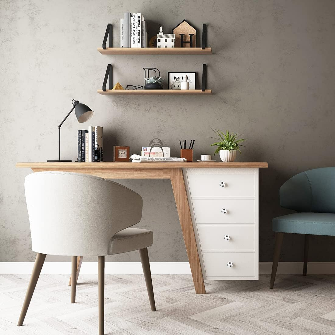 JJWNMLL 12Pcs Football Dresser Knobs Soccer Drawer Knobs Sports Theme Decor Handles Furniture Decoration Pulls Handles for Dresser Cupboard Wardrobe Cabinet image number 5