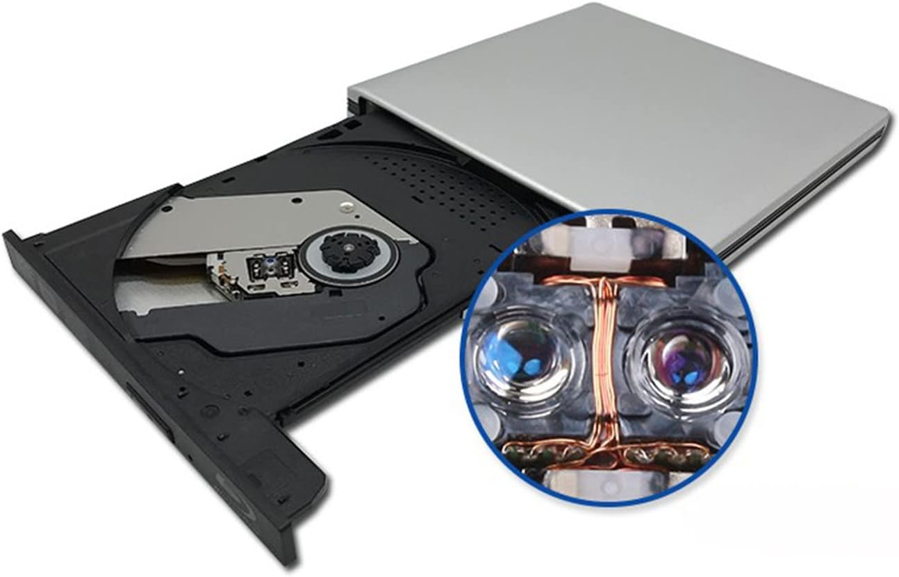 Artudatech 6X Blu-Ray BD Burner External BD Writer CD DVD Drive USB 3.0 Disc Burner Player Writer for Desktop Laptop/Mac/M-Ac-Book Pro/Air/Windows XP/7/8/10 Mac OS image number 3