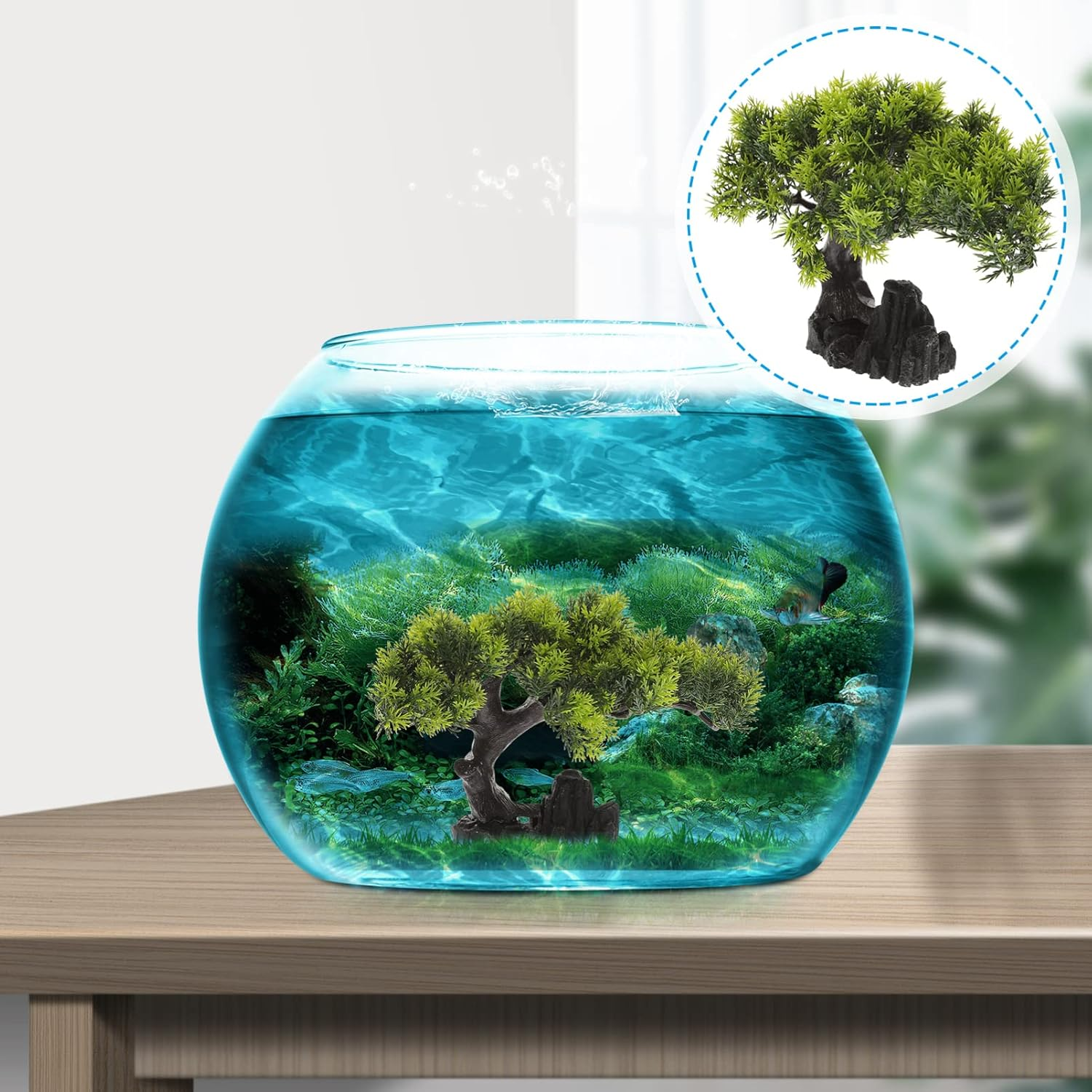 Mipcase Water Plants Decoration for Fish Bowl Aquarium Live Fresh Plants for Small Aquarium Decorations and Fish Tank Garden