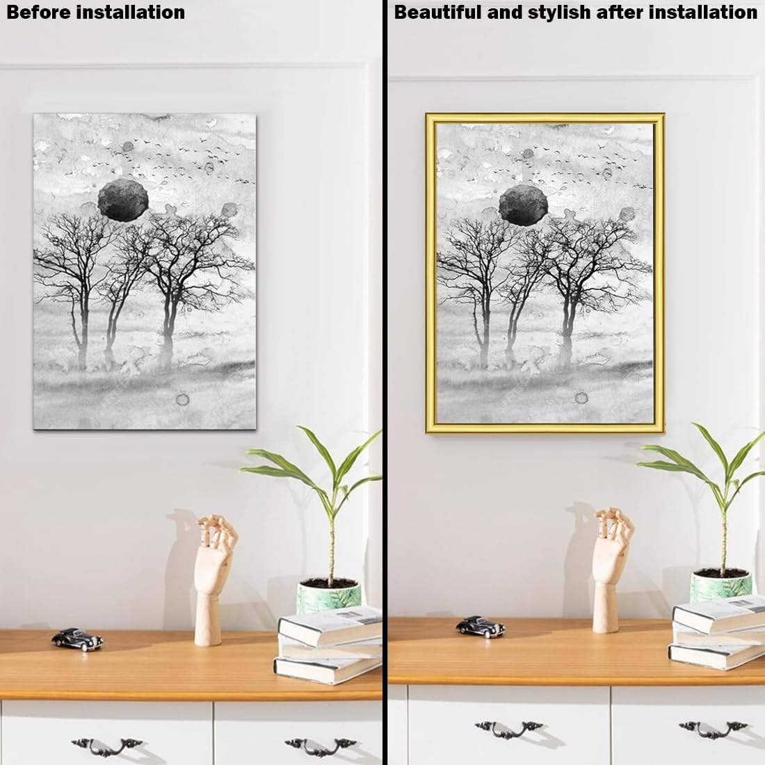 16.4 Ft Peel and Stick Trim,Flexible Peel and Stick Trim Molding,Molding Trim for Wall Tile Edges,Kitchen,Ceilings,Backsplash and Mirrior Frame Decor(Gold)