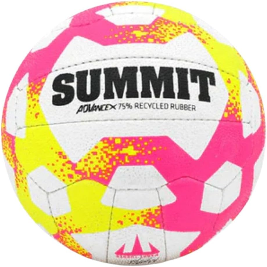 SUMMIT Maddy Turner Advance X Netball - 18‑Panel Foam‑Backed Design by Maddy Turner with EVA Foam Layers and Recycled Rubber Grip for Club or Training Use - Size 5