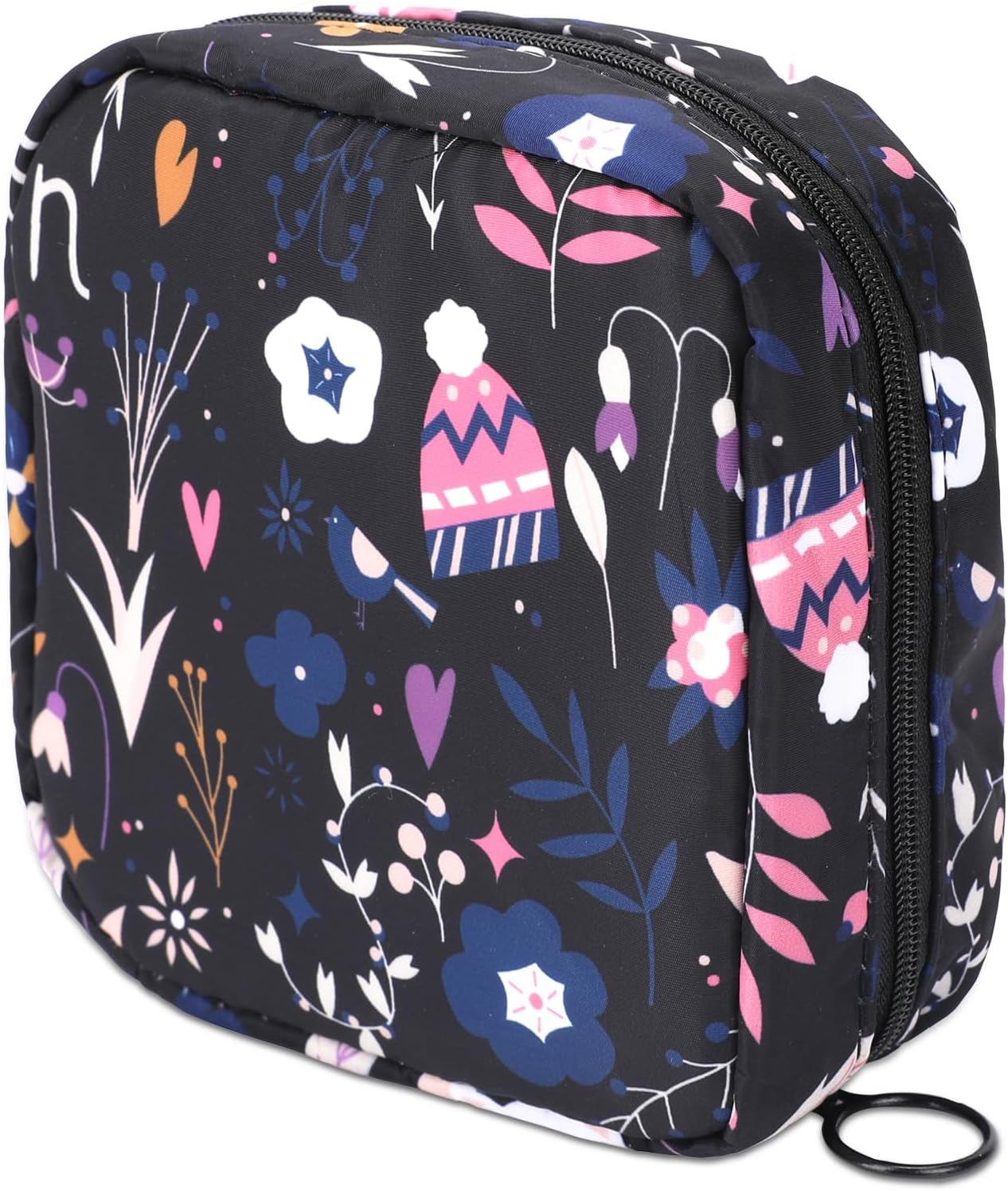 KALIONE Period Pouch - Reusable Menstrual Pad Storage with Zipper, Perfect for Teens and Women on the Go