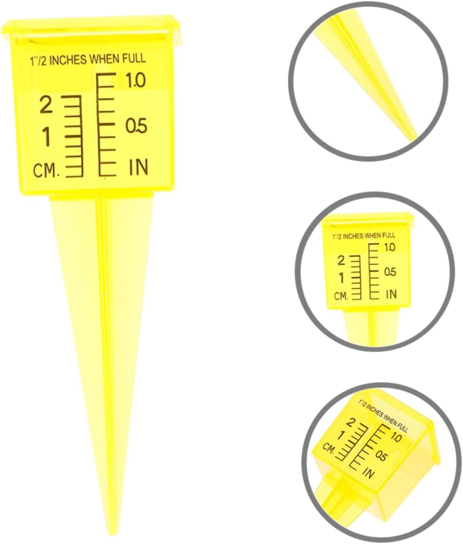 SEWOART Rain Gauges Outdoors Sprinkler Cups 5 Pack Rain Measure Gauge for Yard Garden Water Gauge image number 2