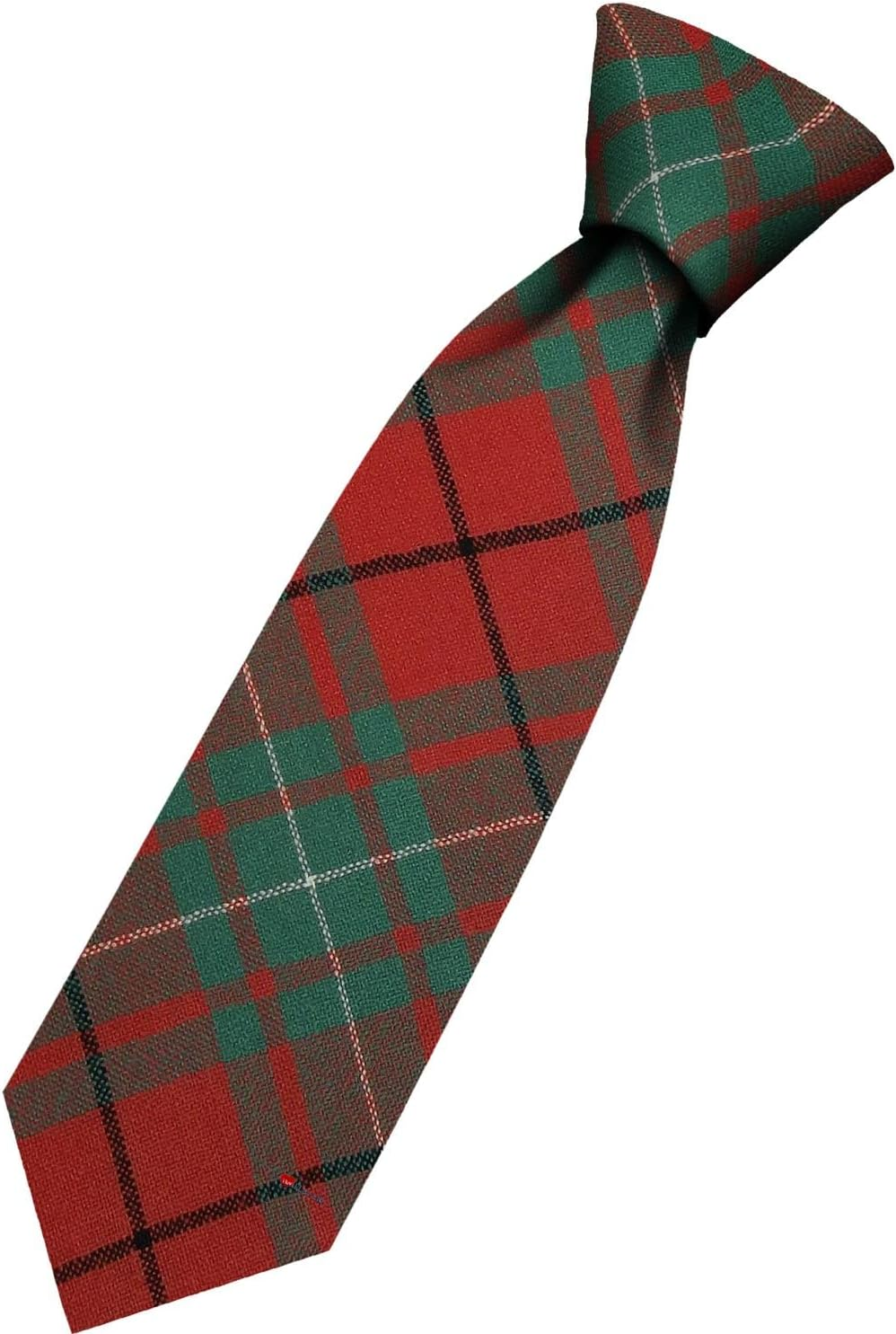 Mens All Wool Tie Woven and Made in Scotland in Macauley Ancient Tartan