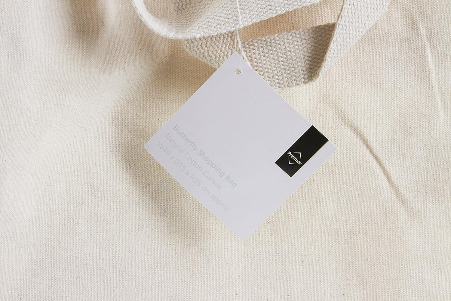 Premier Bistro/Canvas Cotton Shopper - Natural image number 3