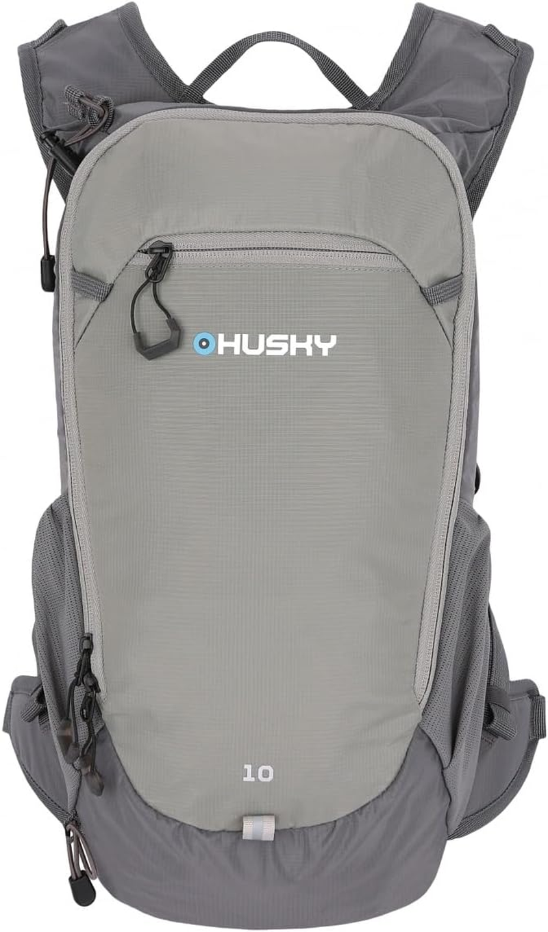 Husky Bicycle Backpack 10 L - Lightweight, Robust & Waterproof Outdoor Backpack with Lots of Storage Space, Comfort System & Rain Cover for Cycling, Trekking, Hiking & Travel