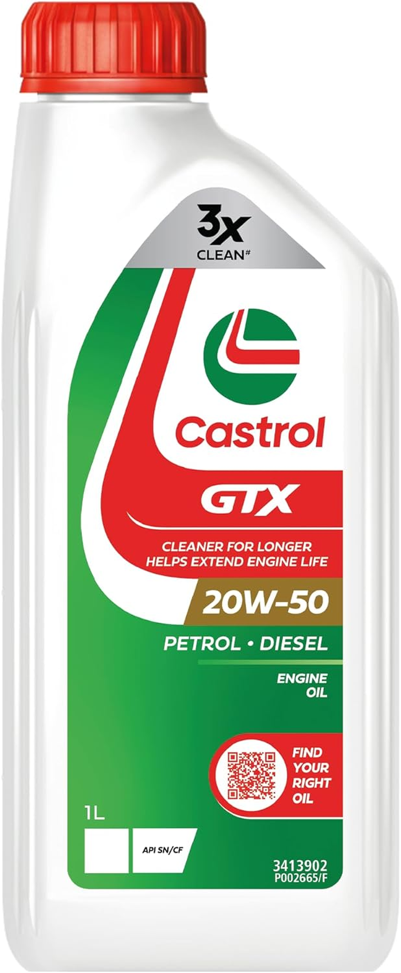 Castrol GTX 20W-50 Engine Oil 5 Litre
