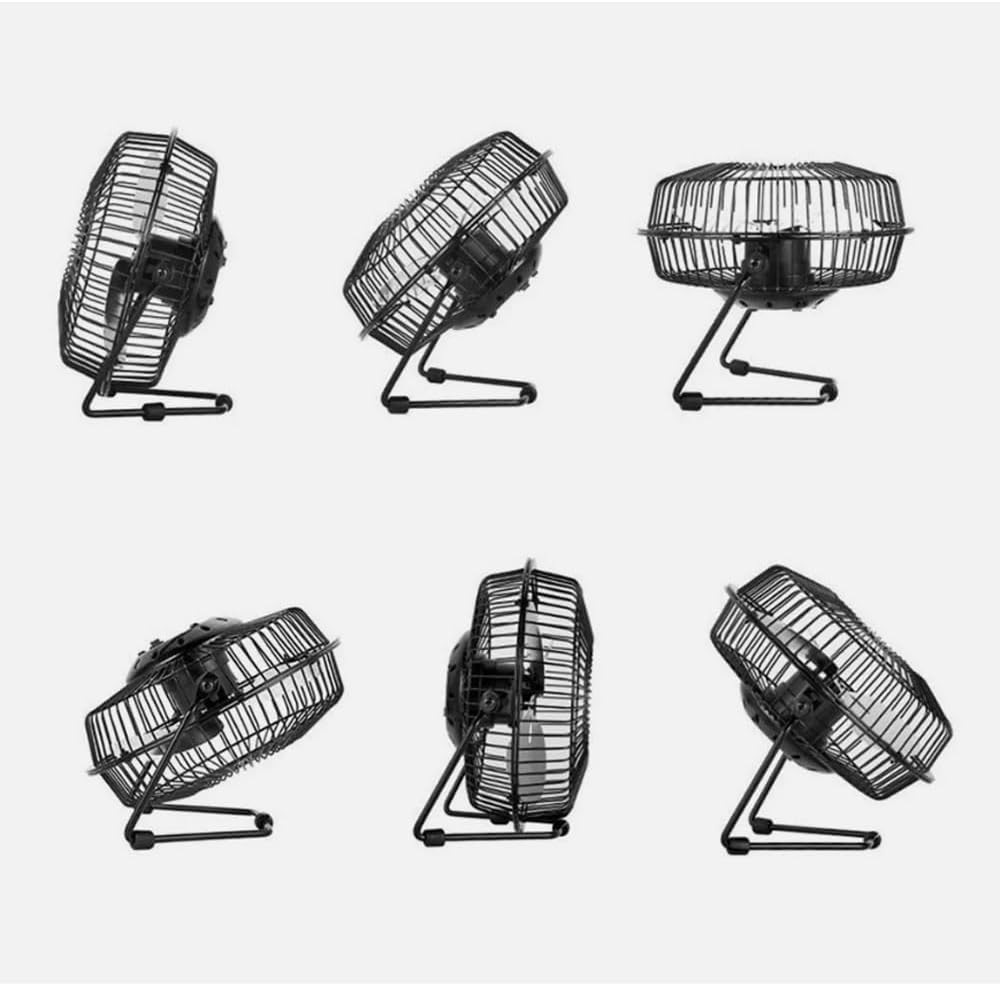 ZONADAH 3.5W 6V Solar Panel & USB Fan, Portable Solar Cooling Kit for Greenhouse, RV, Pet House, Outdoor, Camping, DIY Projects image number 6