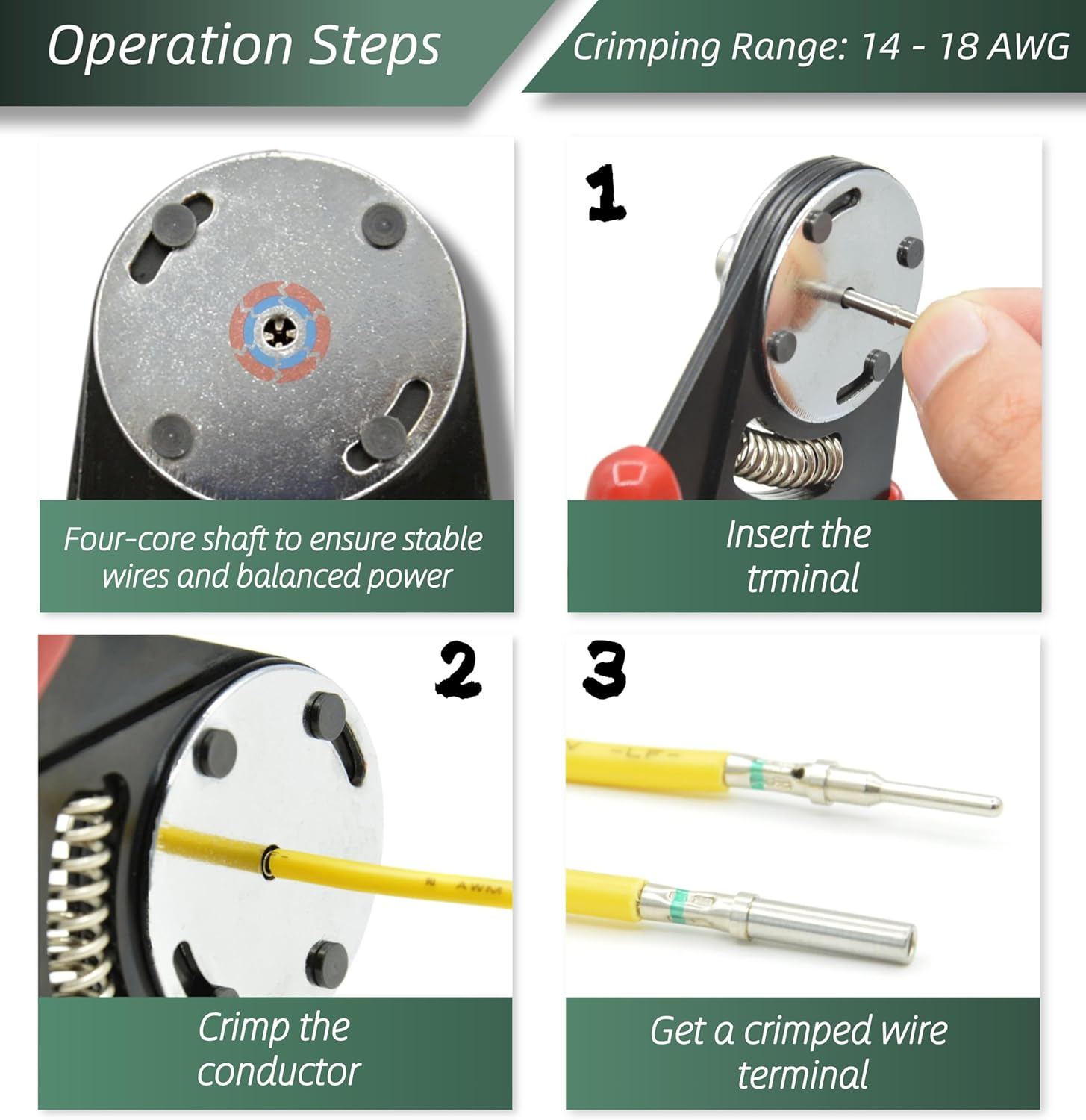 482 PCS DT Deustch Connector Kit, 2 3 4 6 8 12 Pin Waterproof Automotive Electrical Connectors, Including Deutsch Crimping Tool, Removal Tool, 16# Solid Contacts image number 6