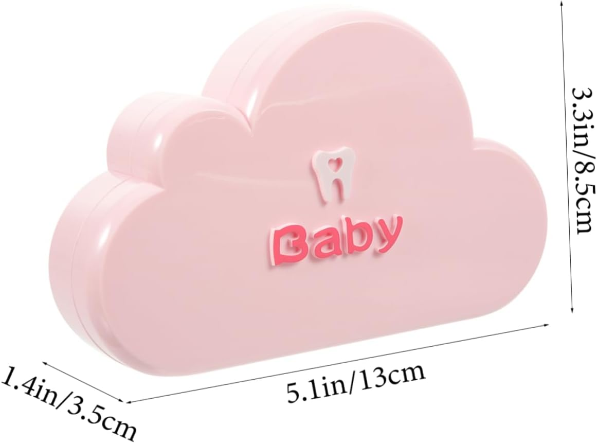 Boys and Girls Tooth Holder Large Capacity Tooth Storage Box Portable Keepsake Box Plastic Case