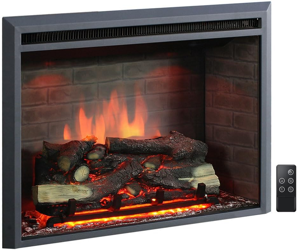 Modaliving Primo 33-Inch 2000W Electric Fireplace Insert for Cozy Ambience image number 2