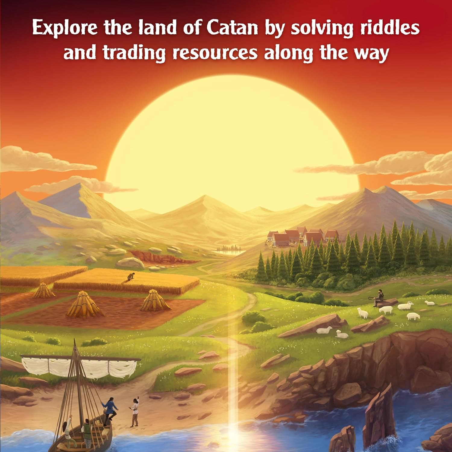 Thames & Kosmos | Exit: the Game - Adventures on Catan | Interactive Escape Room | Cooperative | 1-4 Players, Ages 10+ image number 1