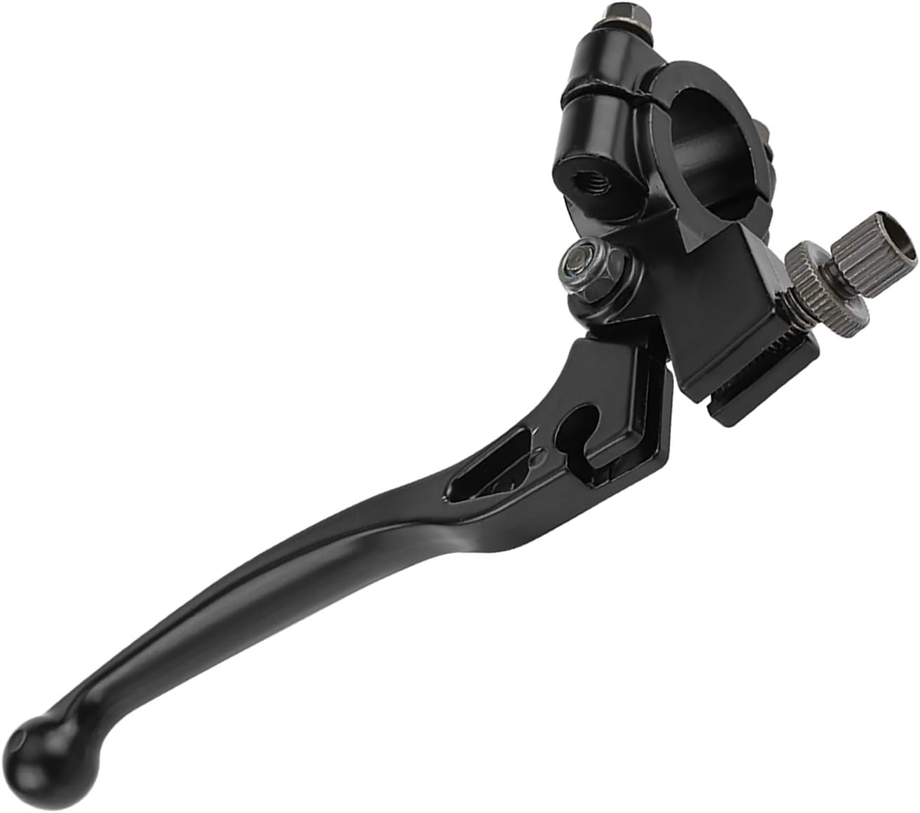 Clutch Lever Clutch Handle Control for Dirt Pit Bike 22Mm 7/8In Handlebar Folding Lever with Perch Adjuster 8Mm Black Aluminum image number 1