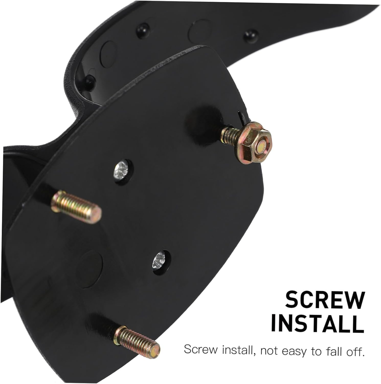 2 Pcs Car Umbrella Holder Clips Black Abs Plastic Screw-In Hooks for Trunk and Door Car Hook Organizer for Umbrella and Bag Storage image number 5