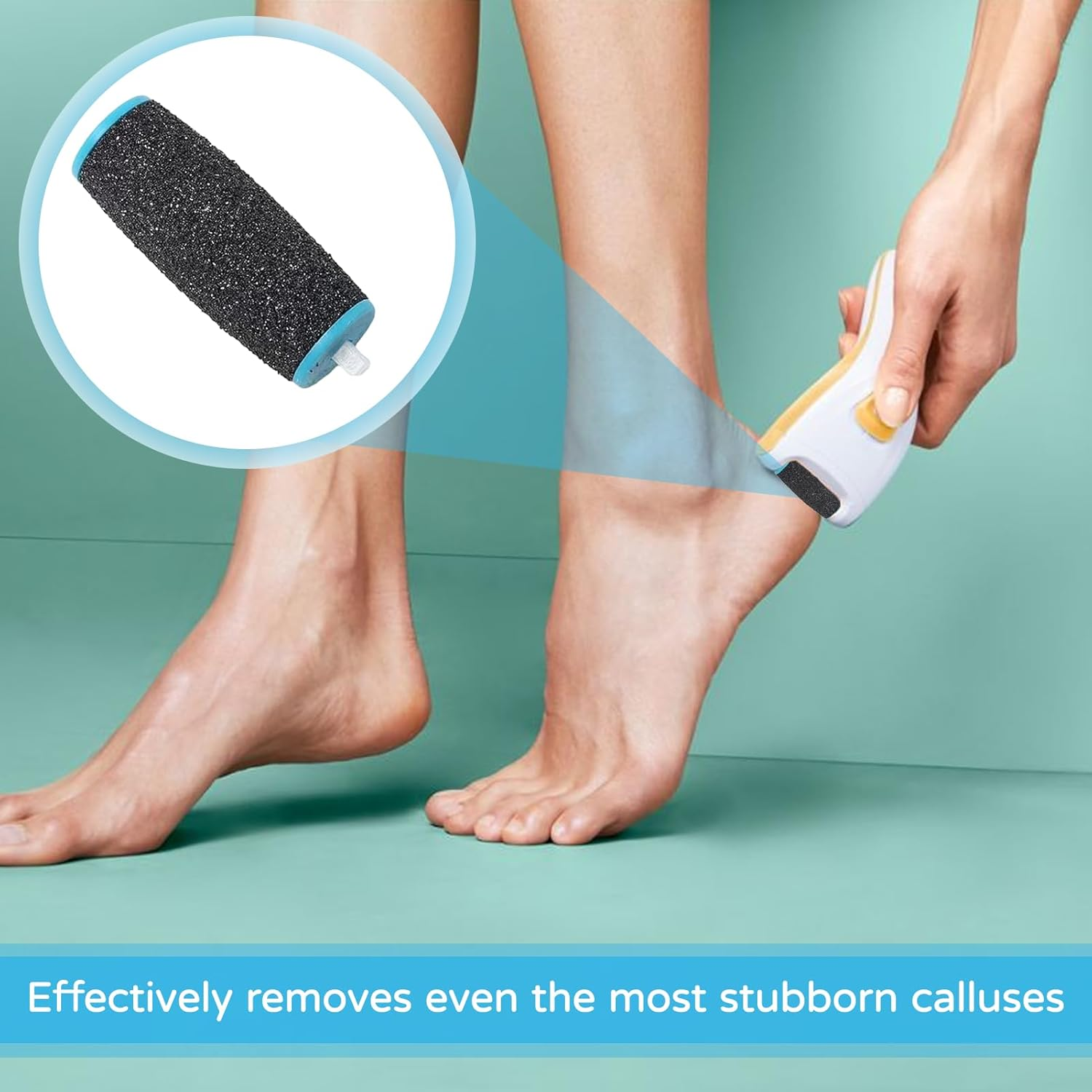 Callus Remover Replacement Rollers, for Callus Remover, Replacement Rollers for Pedicure, Pedicure, Foot Care Set, Pack of 5 image number 6